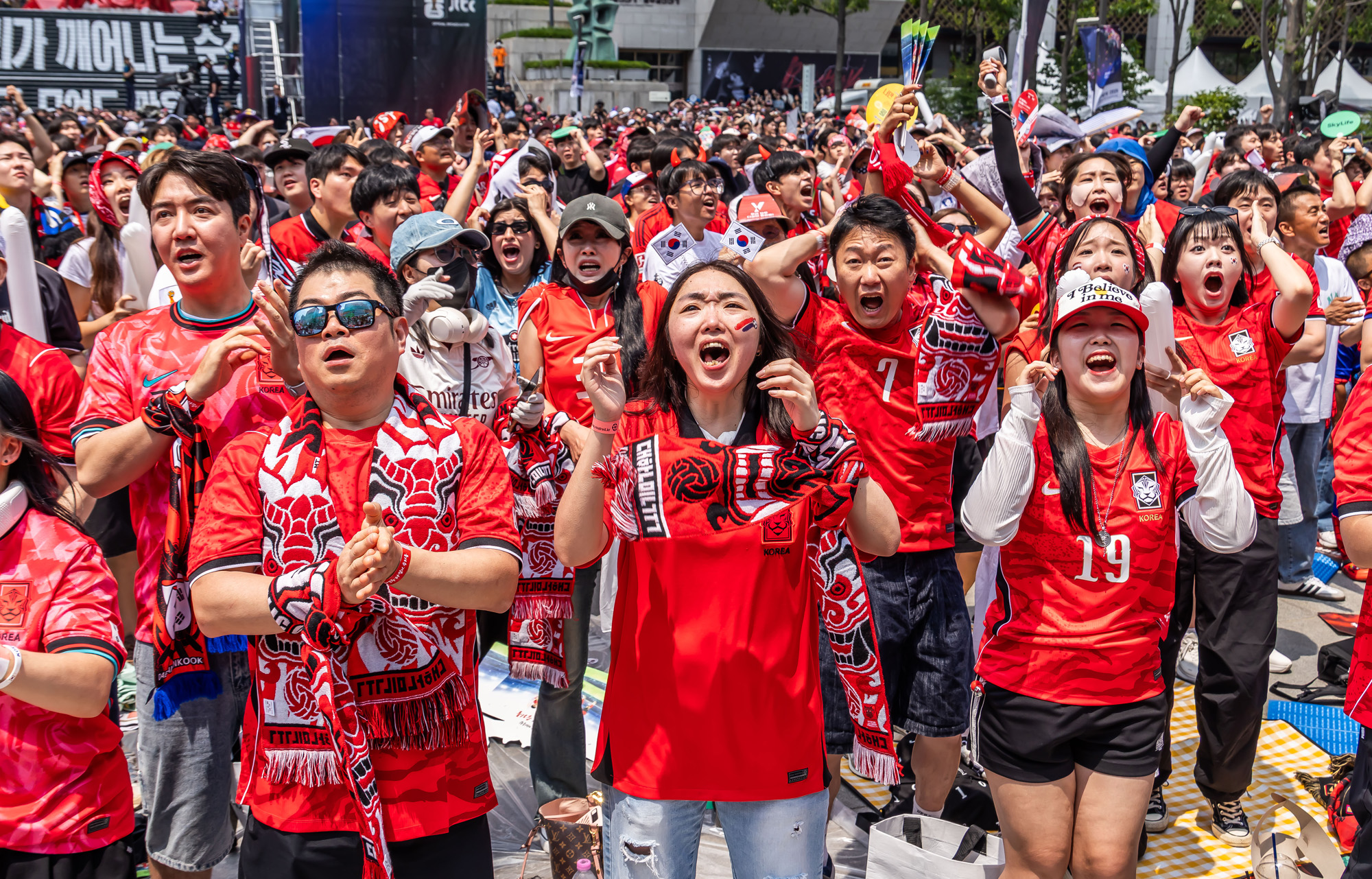 스포츠;축구;월드컵;2026북중미월드컵;한국체코전;광화문광장체코전응원;월드컵응원;2026북중미월드컵응원인파