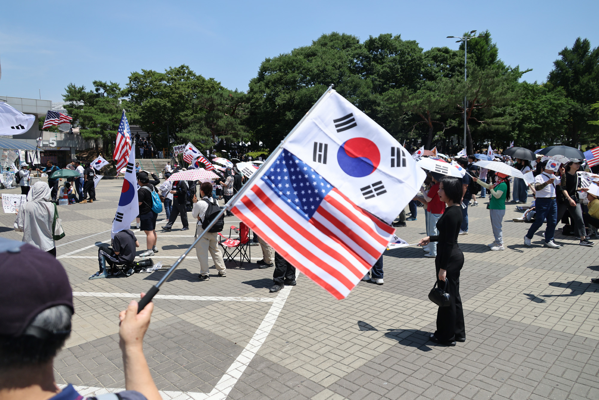 정치;사회;선관위;투표용지부족;올림픽공원시위;핸드볼경기장;부정선거재선거