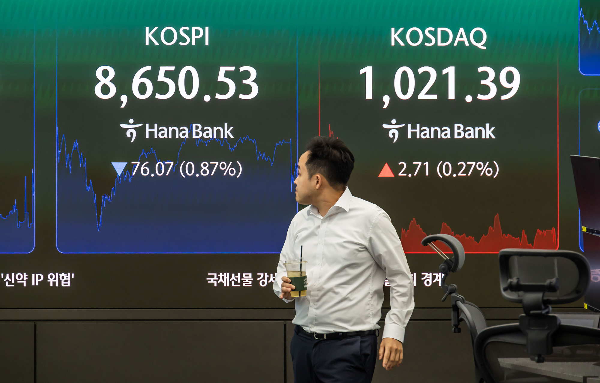 경제;주식;주가;코스피;코스피스케치;코스닥;원달러환율;고환율;하나은행딜링룸;코스피지수