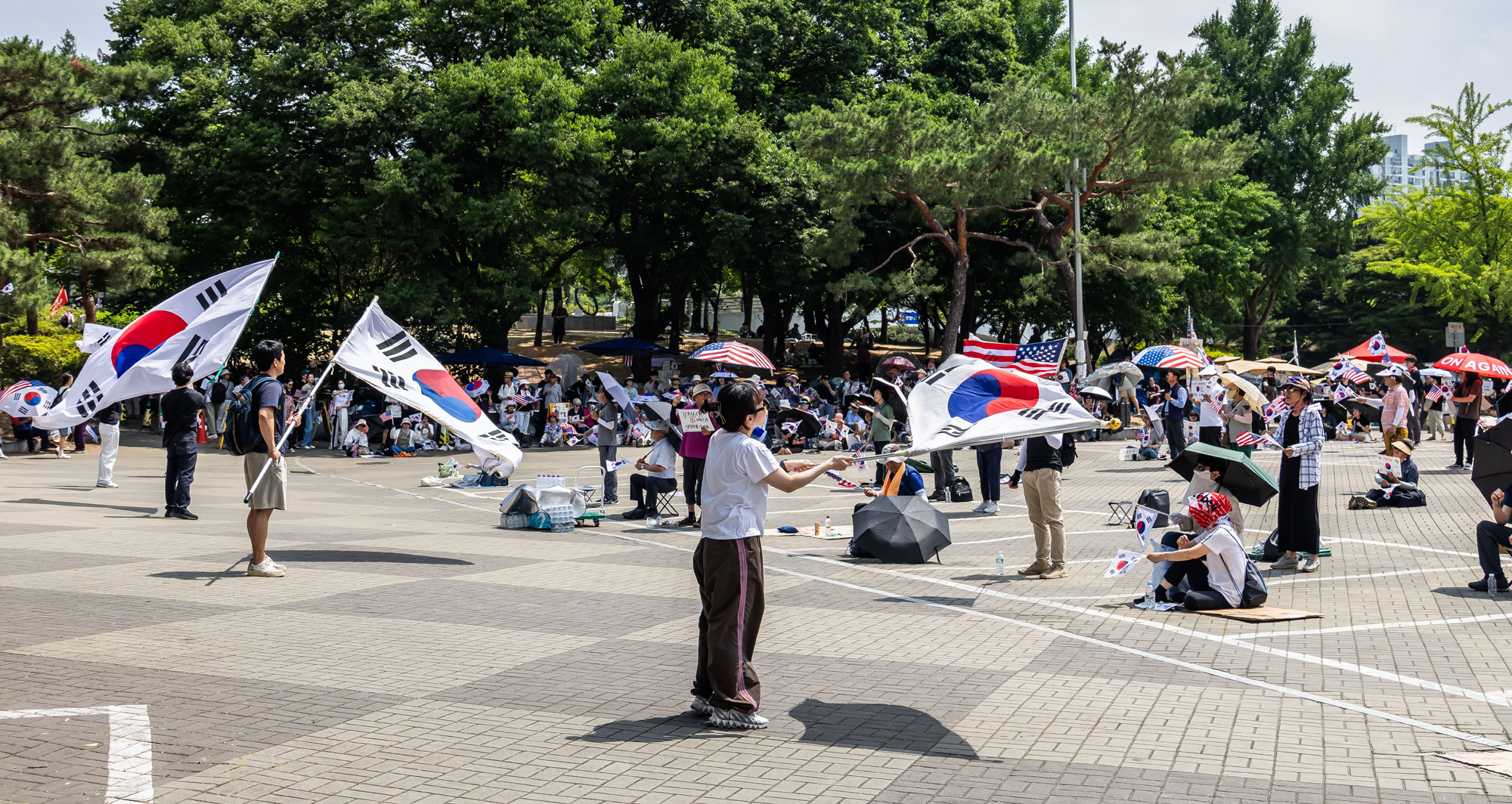 사회;집회;시위;6.3지방선거투표용지부족사태;재선거요구;부정선거주장;잠실개표소봉쇄시위;잠실개표소봉쇄극우;극우집회;태극기집회;올림픽공원투표소봉쇄