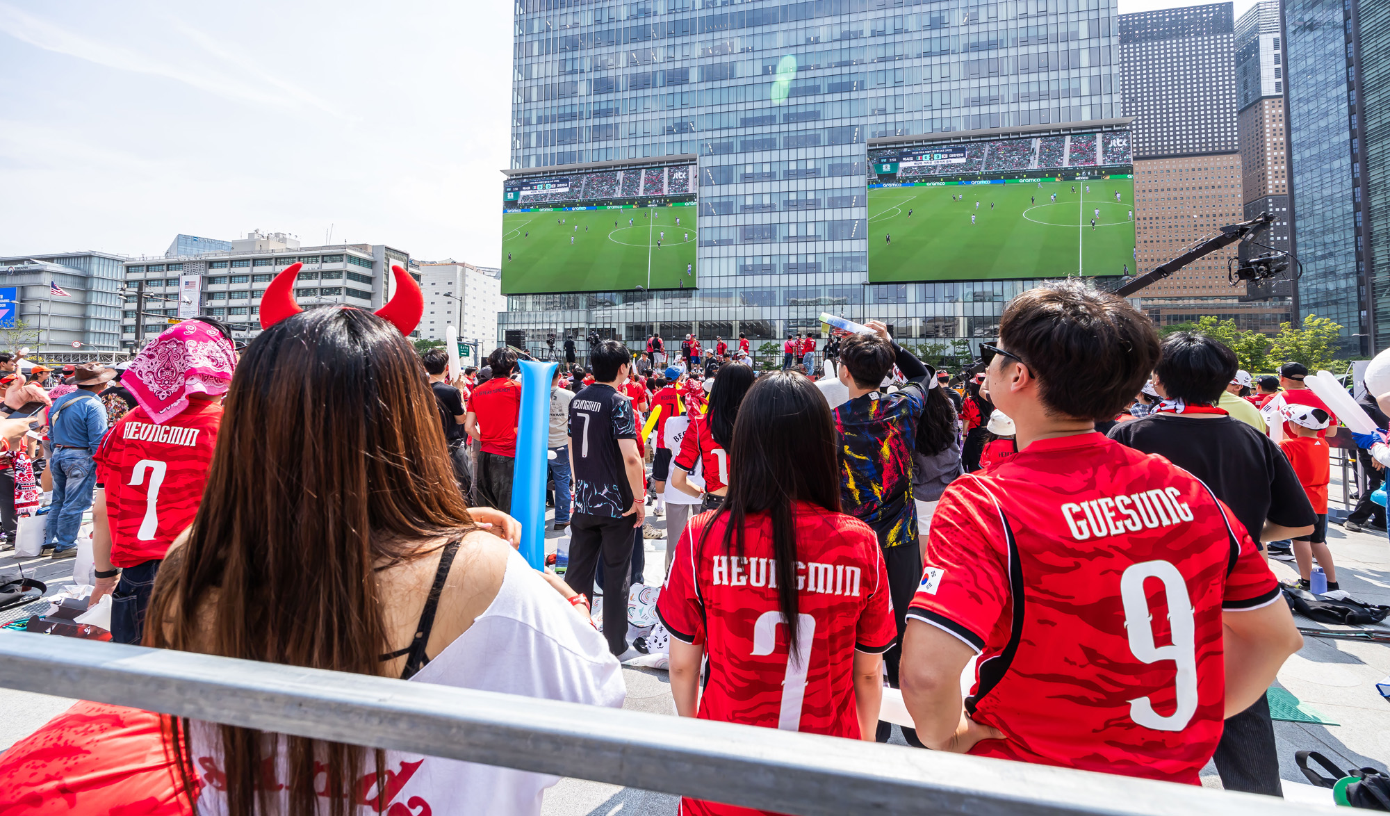 스포츠;축구;월드컵;2026북중미월드컵;한국멕시코전;광화문광장멕시코전응원;월드컵응원;2026북중미월드컵응원인파