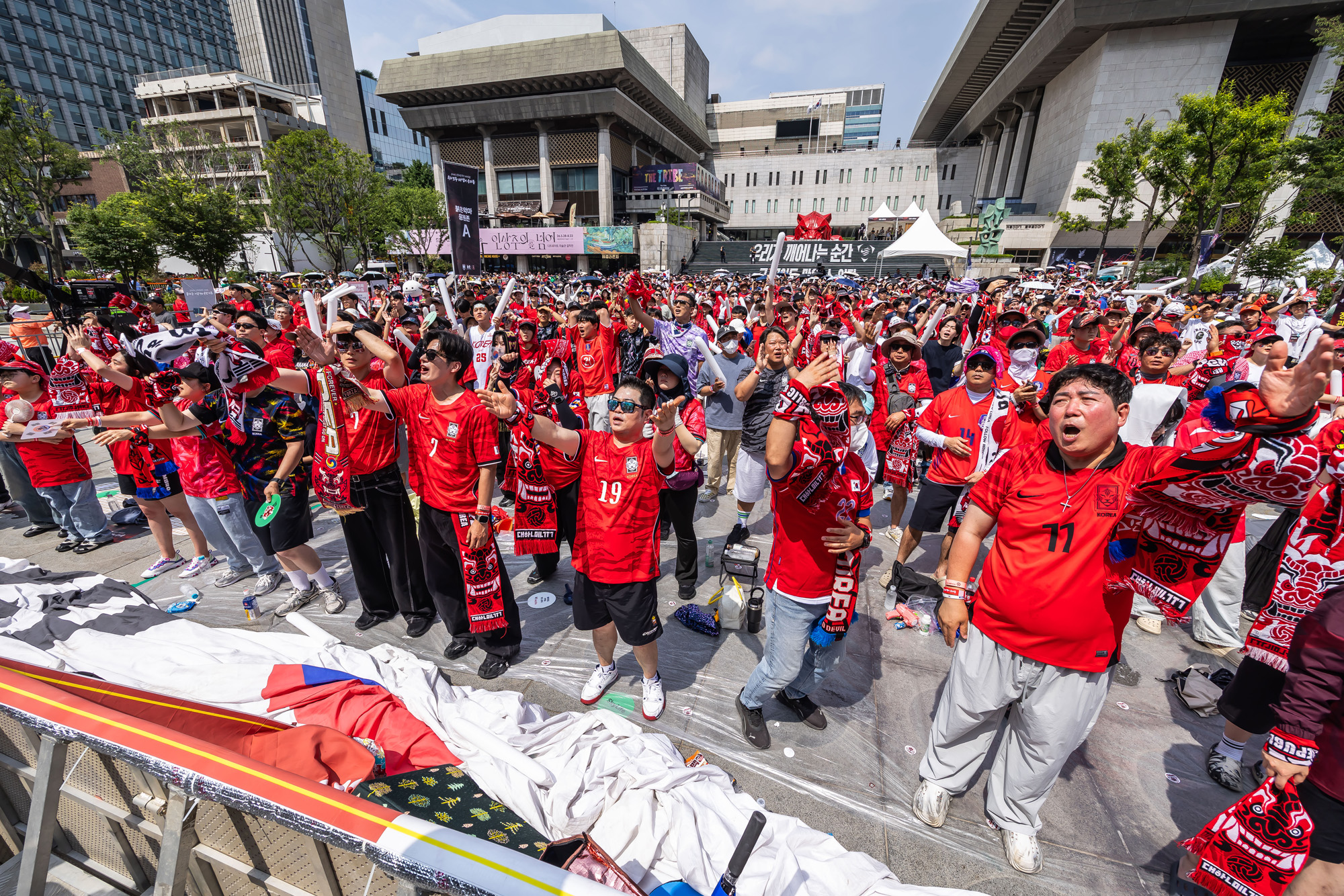 스포츠;축구;월드컵;2026북중미월드컵;한국멕시코전;광화문광장멕시코전응원;월드컵응원;2026북중미월드컵응원인파