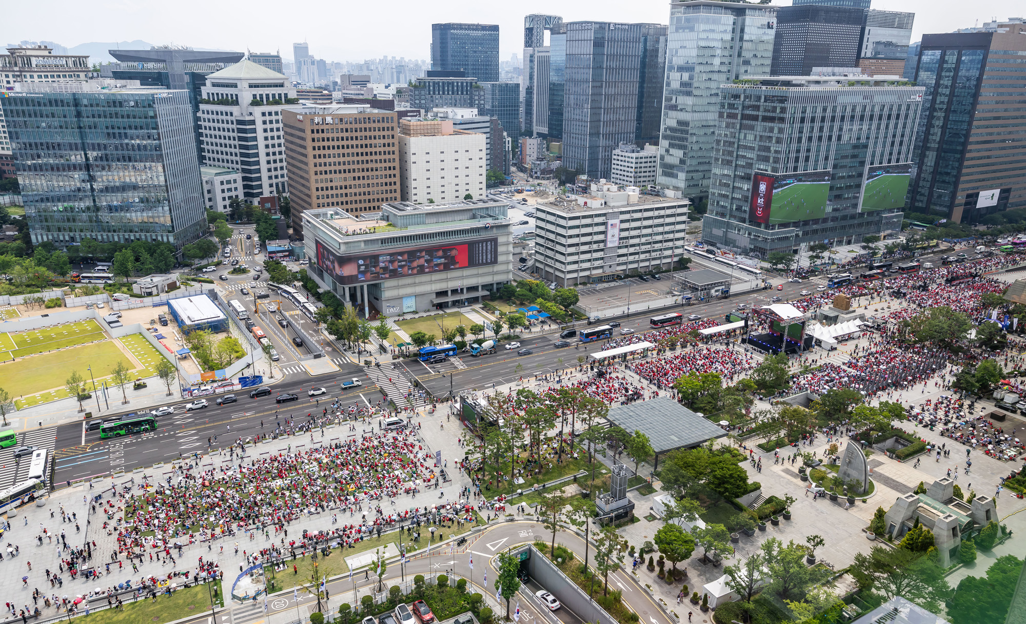 스포츠;축구;월드컵;2026북중미월드컵;한국멕시코전;광화문광장멕시코전응원;월드컵응원;2026북중미월드컵응원인파