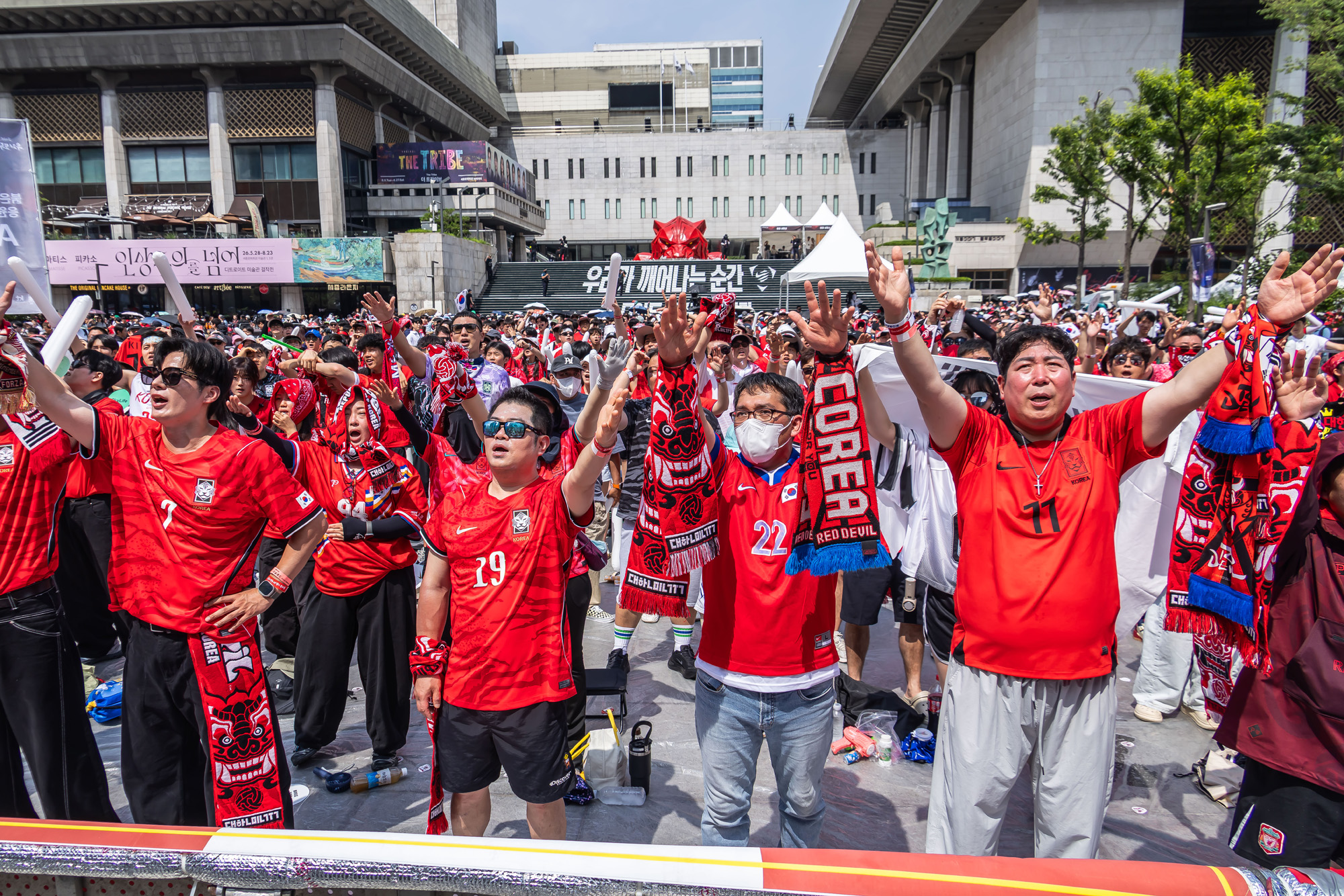 스포츠;축구;월드컵;2026북중미월드컵;한국멕시코전;광화문광장멕시코전응원;월드컵응원;2026북중미월드컵응원인파
