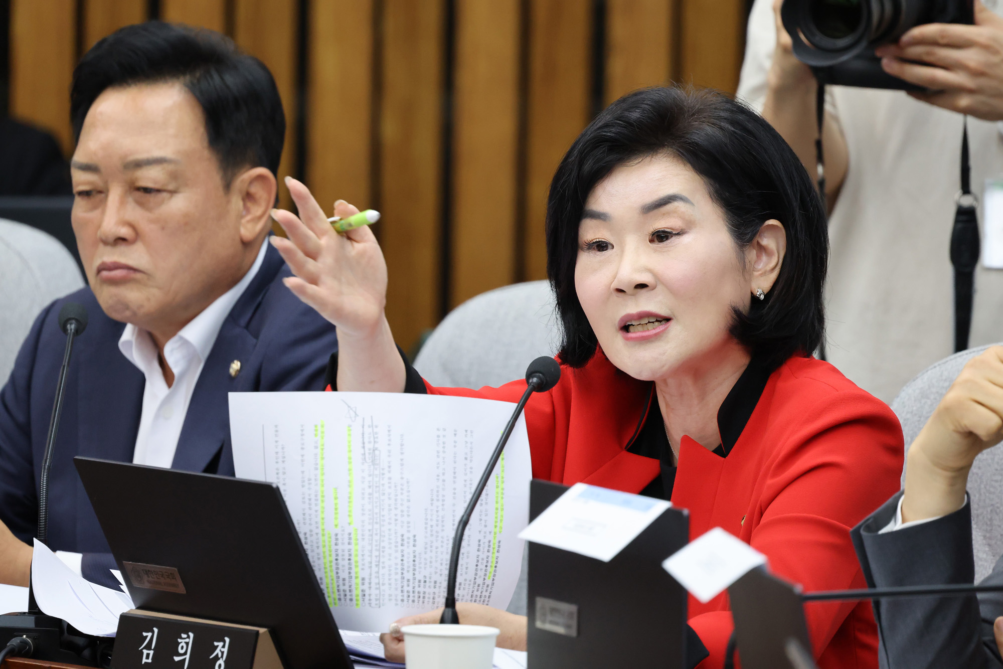 정치;국회;한성숙;국무총리후보자;인사청문회;김희정