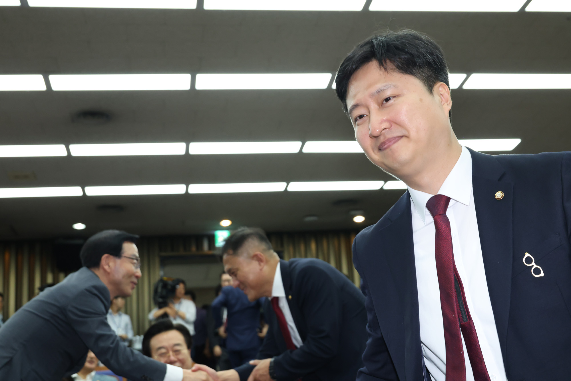 정치;국회;의원총회;우재준