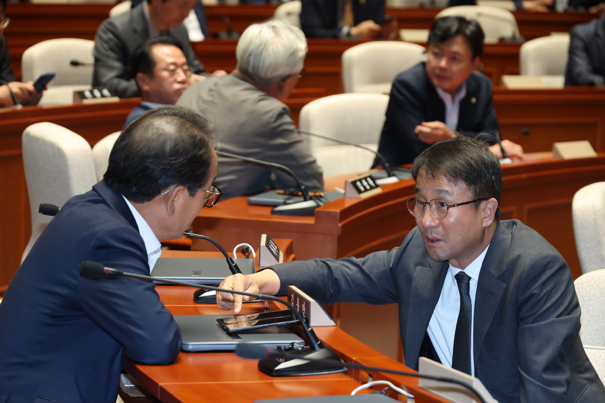 정치;국회;의원총회;더불어민주당;한병도