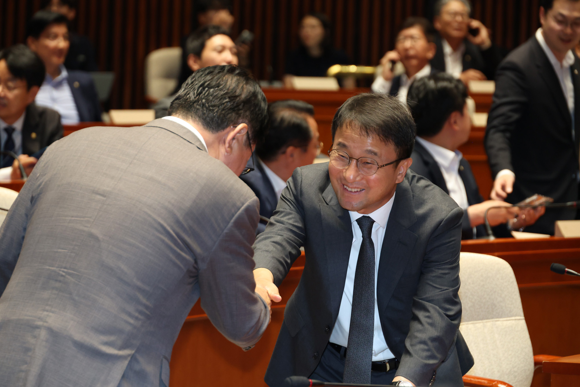 정치;국회;의원총회;더불어민주당;한병도