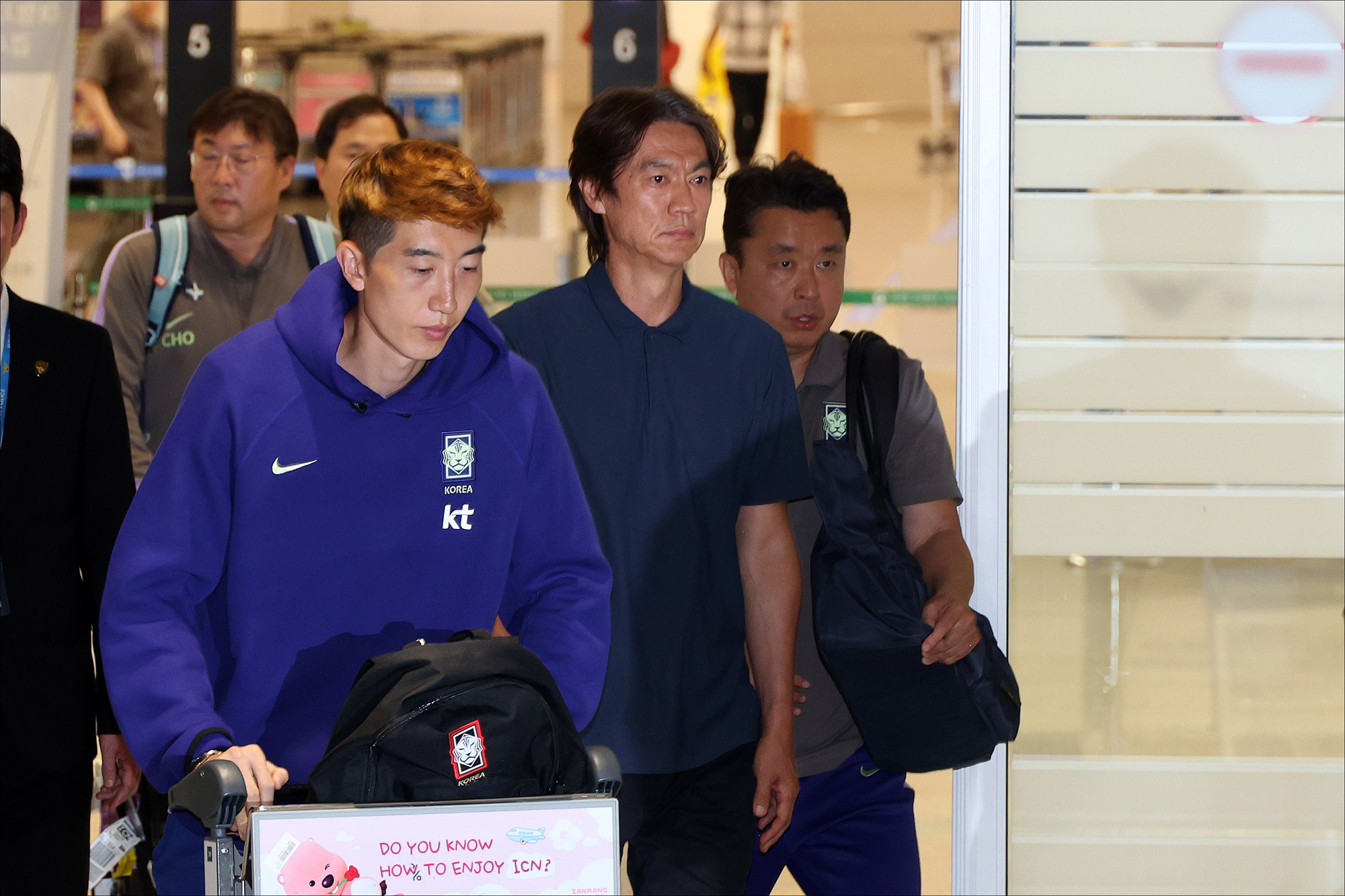 스포츠;축구;2026북중미월드컵;축구국가대표팀귀국;홍명보귀국;홍명보전축구대표팀감독