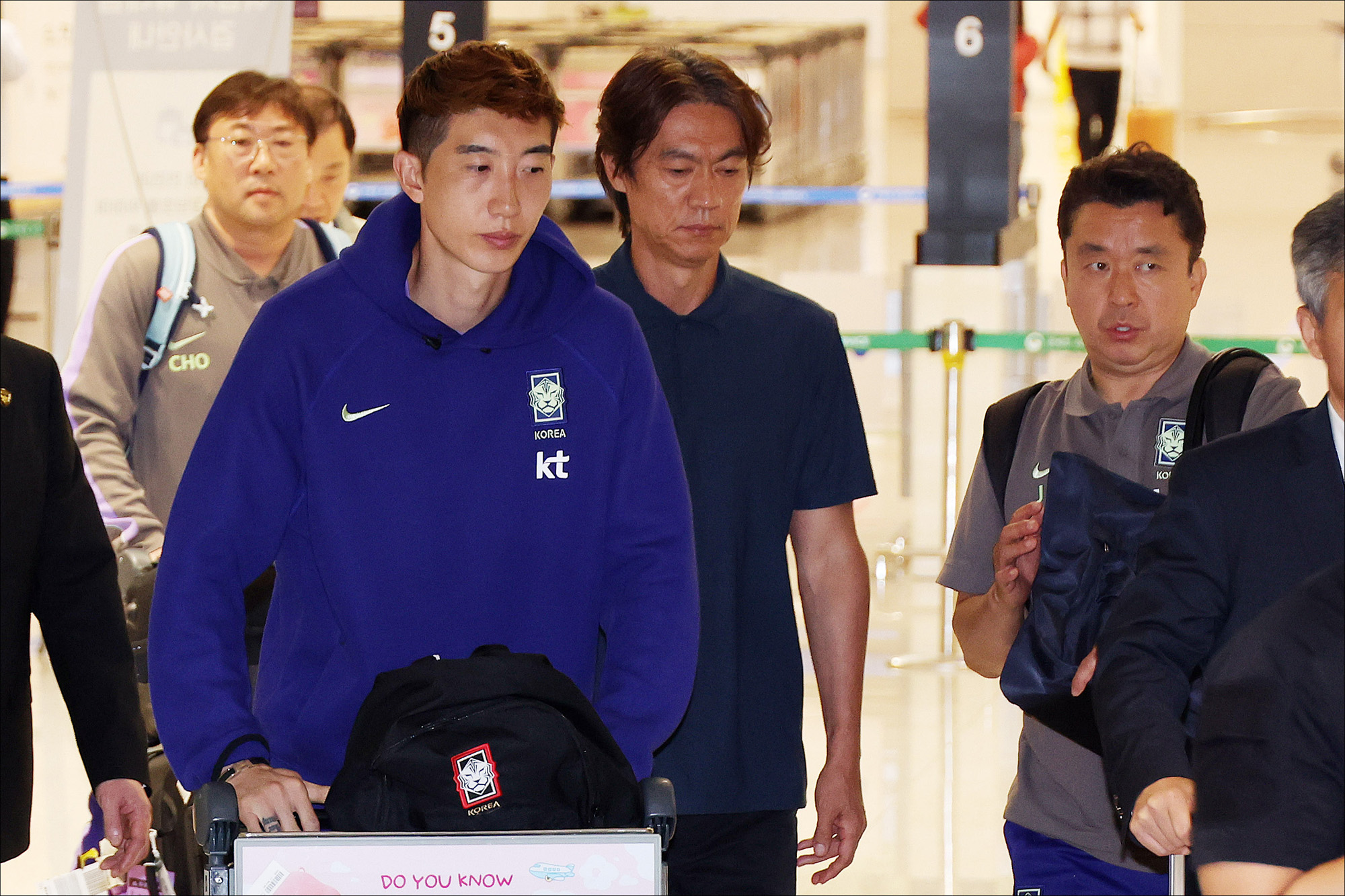 스포츠;축구;2026북중미월드컵;축구국가대표팀귀국;홍명보귀국;홍명보전축구대표팀감독