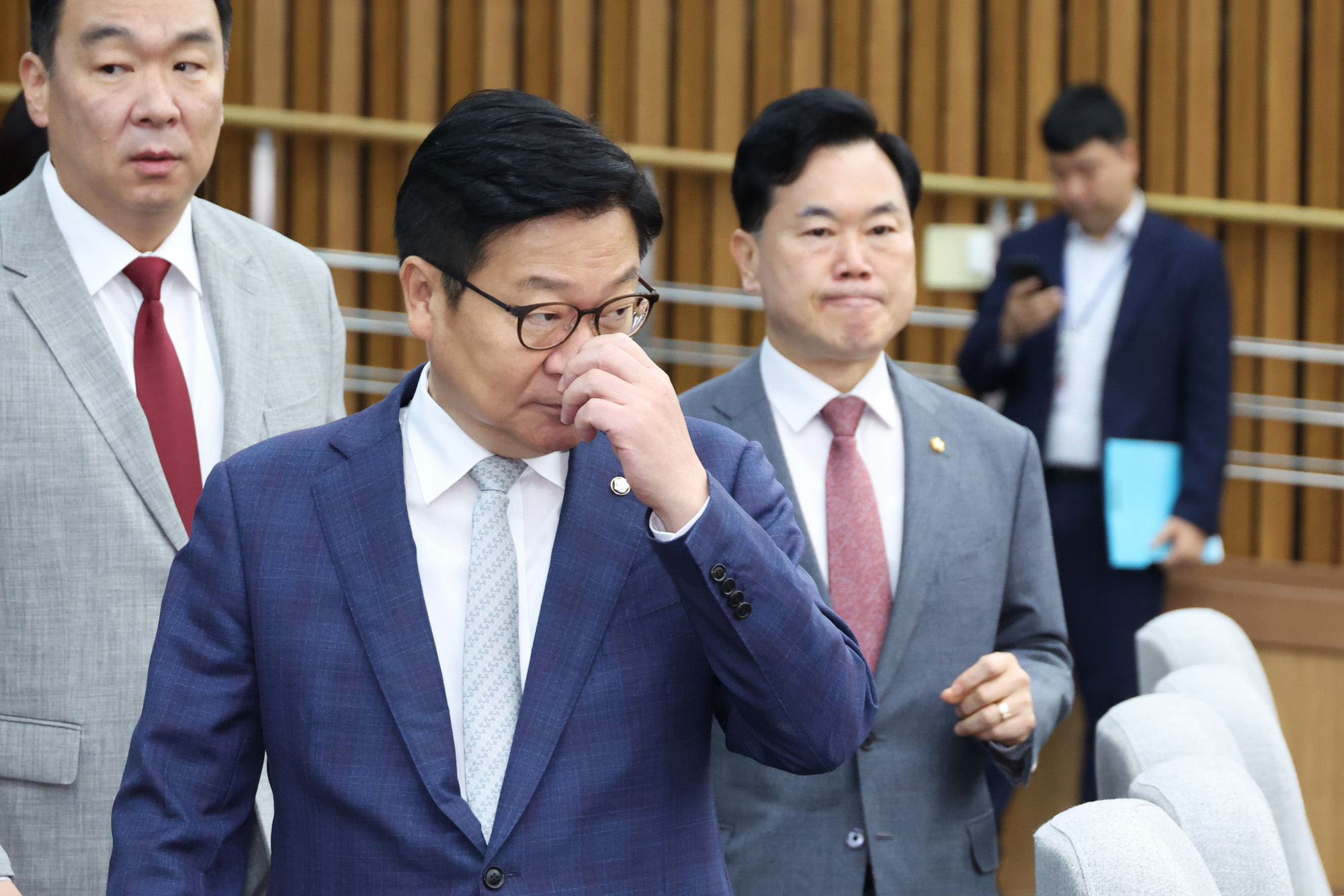 정치;국회;국민의힘 원내대책회의;정점식