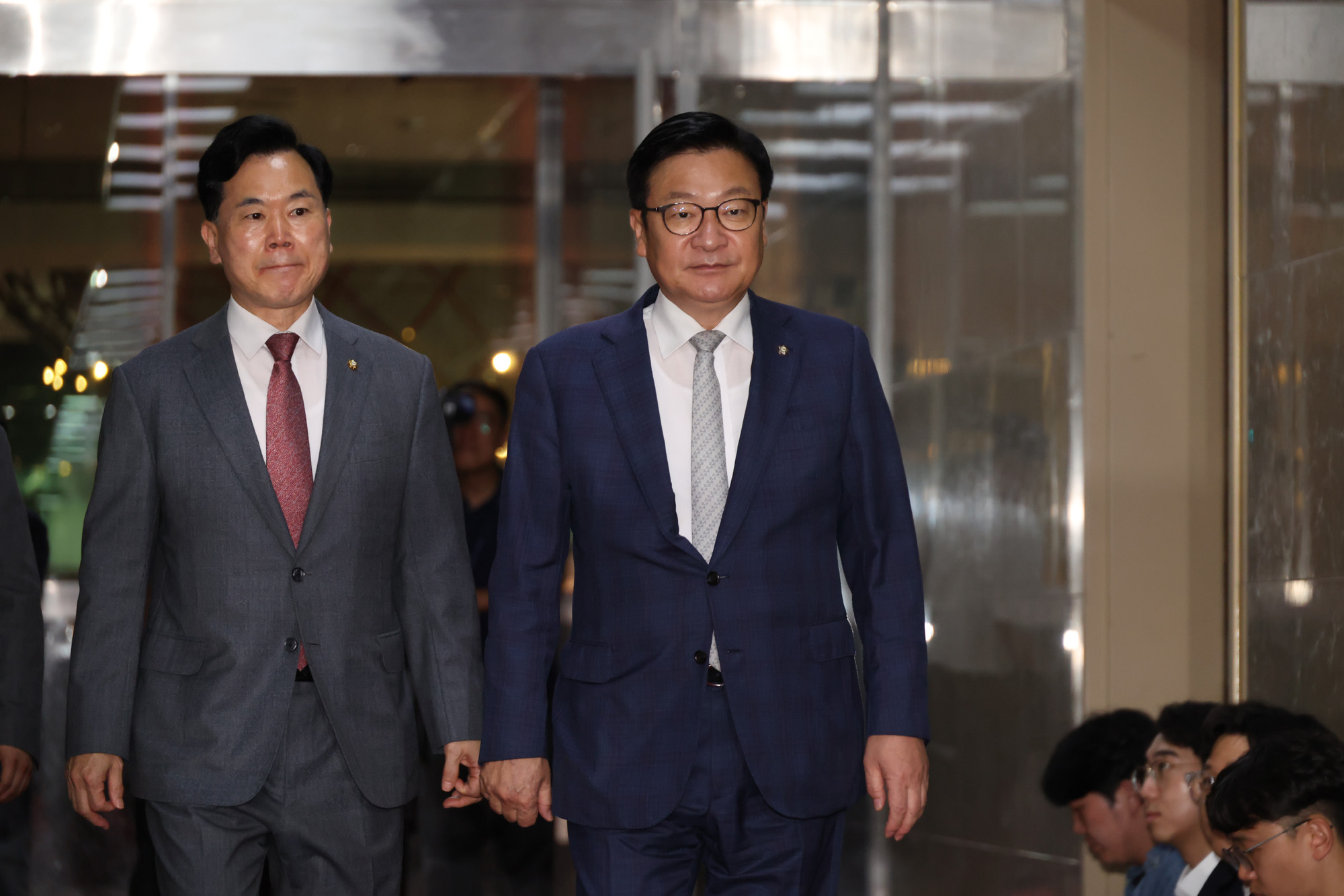 정치;국회;한병도;정점식;여야원내대표