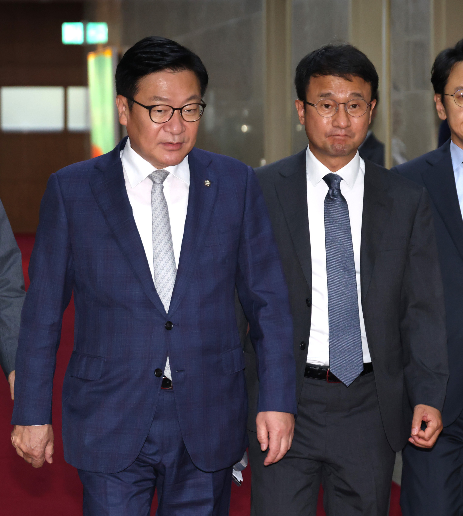 정치;국회;한병도;정점식;여야원내대표