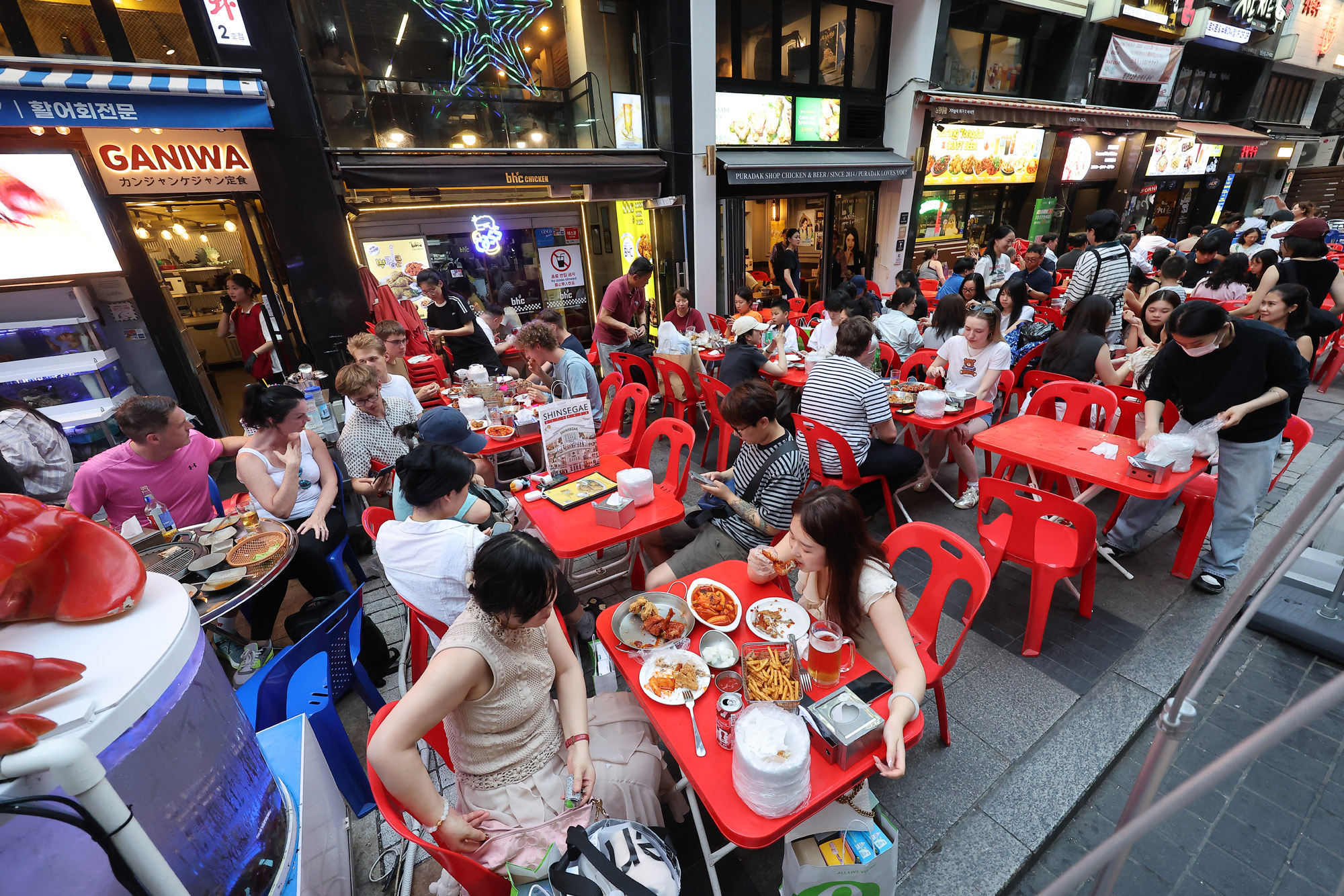 명동;맥주;치킨;치맥;외국인;K푸드;한국 치킨