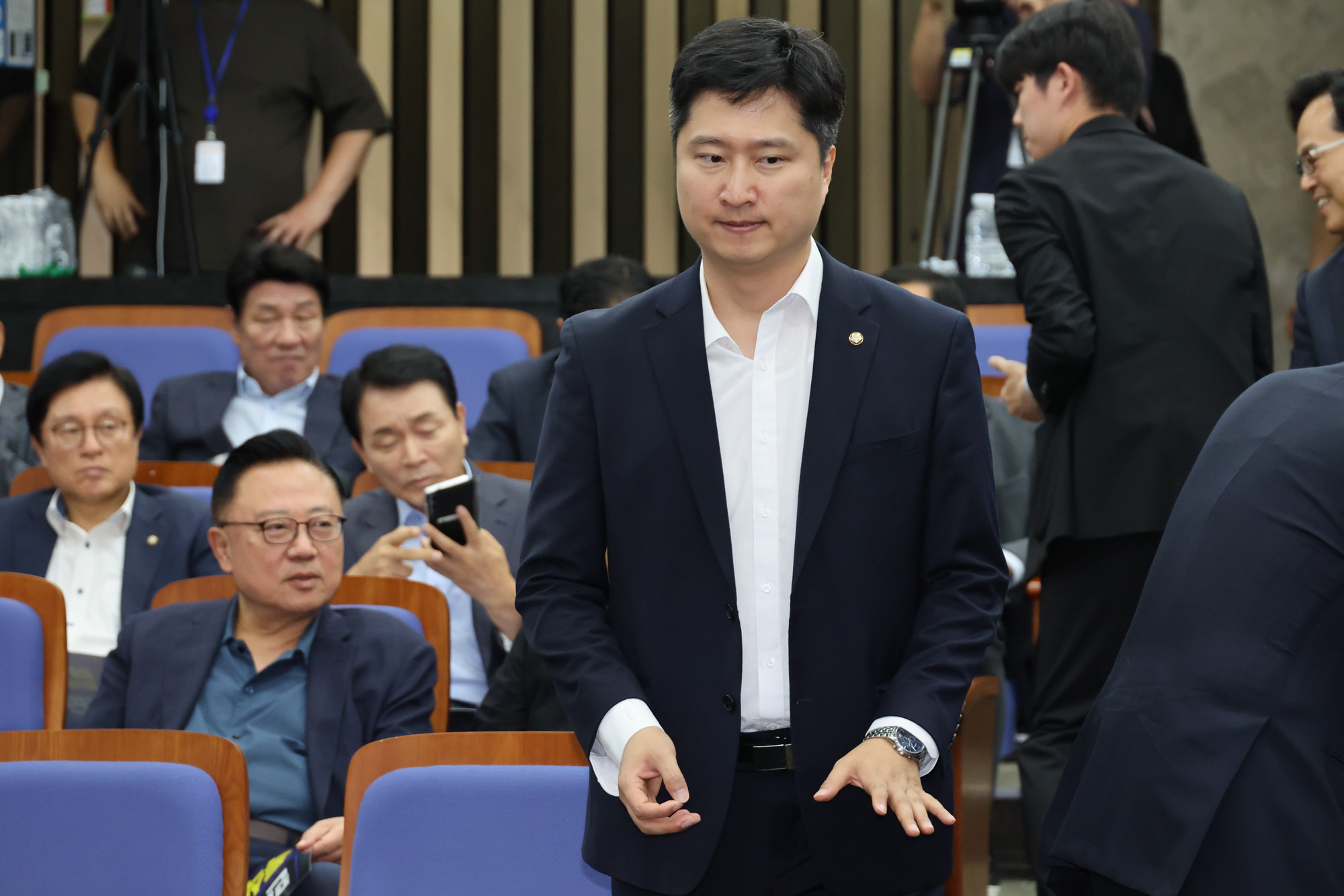 정치;국회;국민의힘 의원총회;우재준