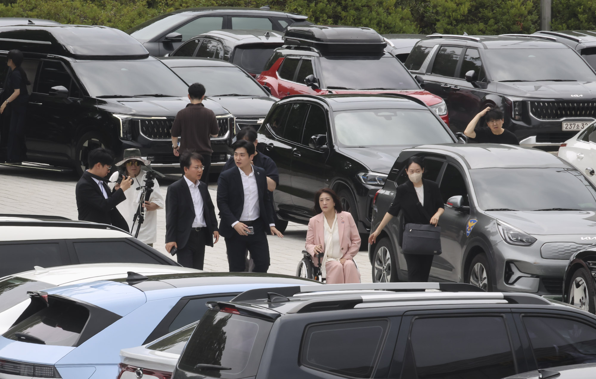 국조특위;올림픽공원;시위대;부정선거;재선거