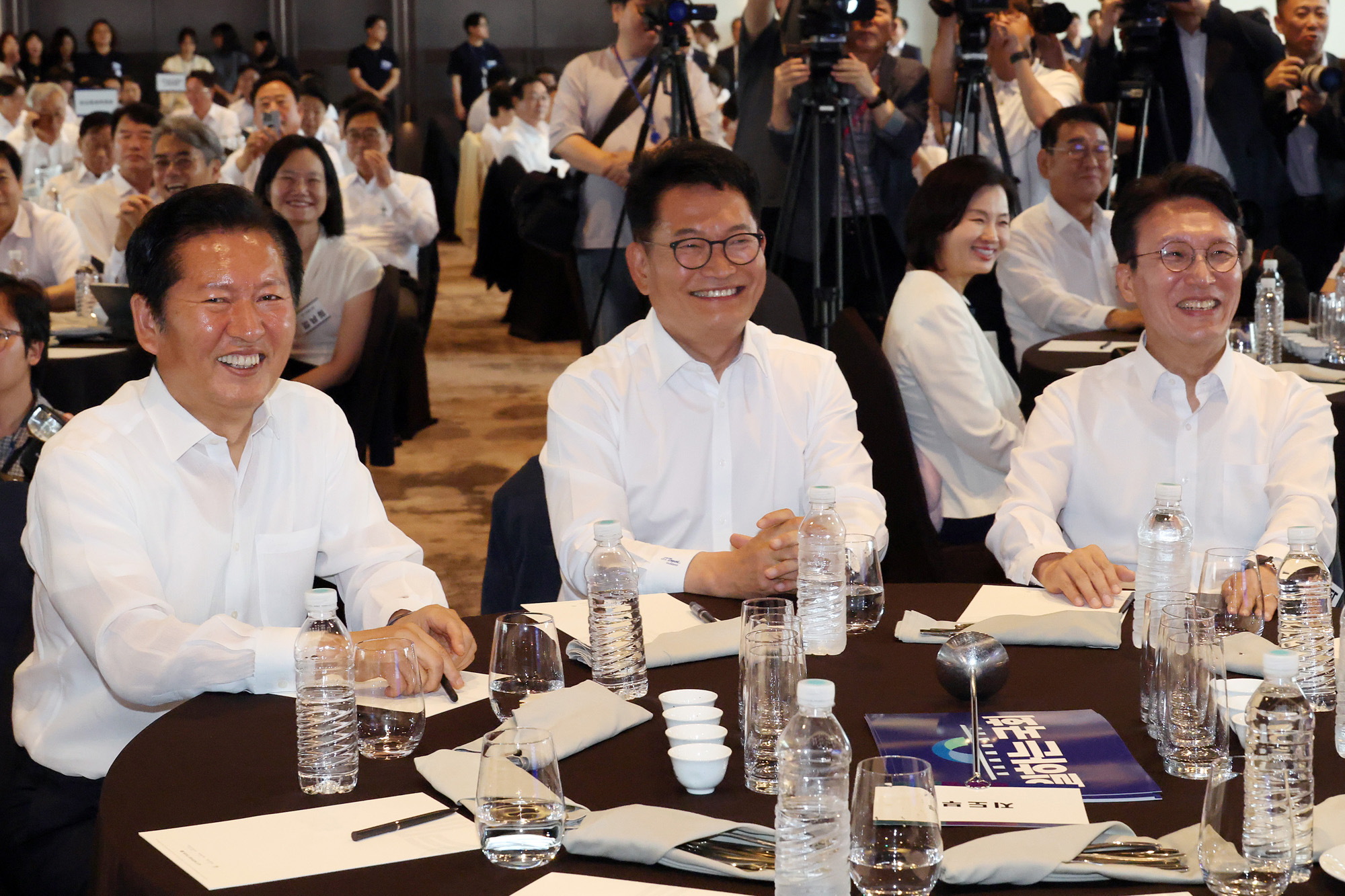 정치;더불어민주당의원워크숍;정청래;김민석;송영길