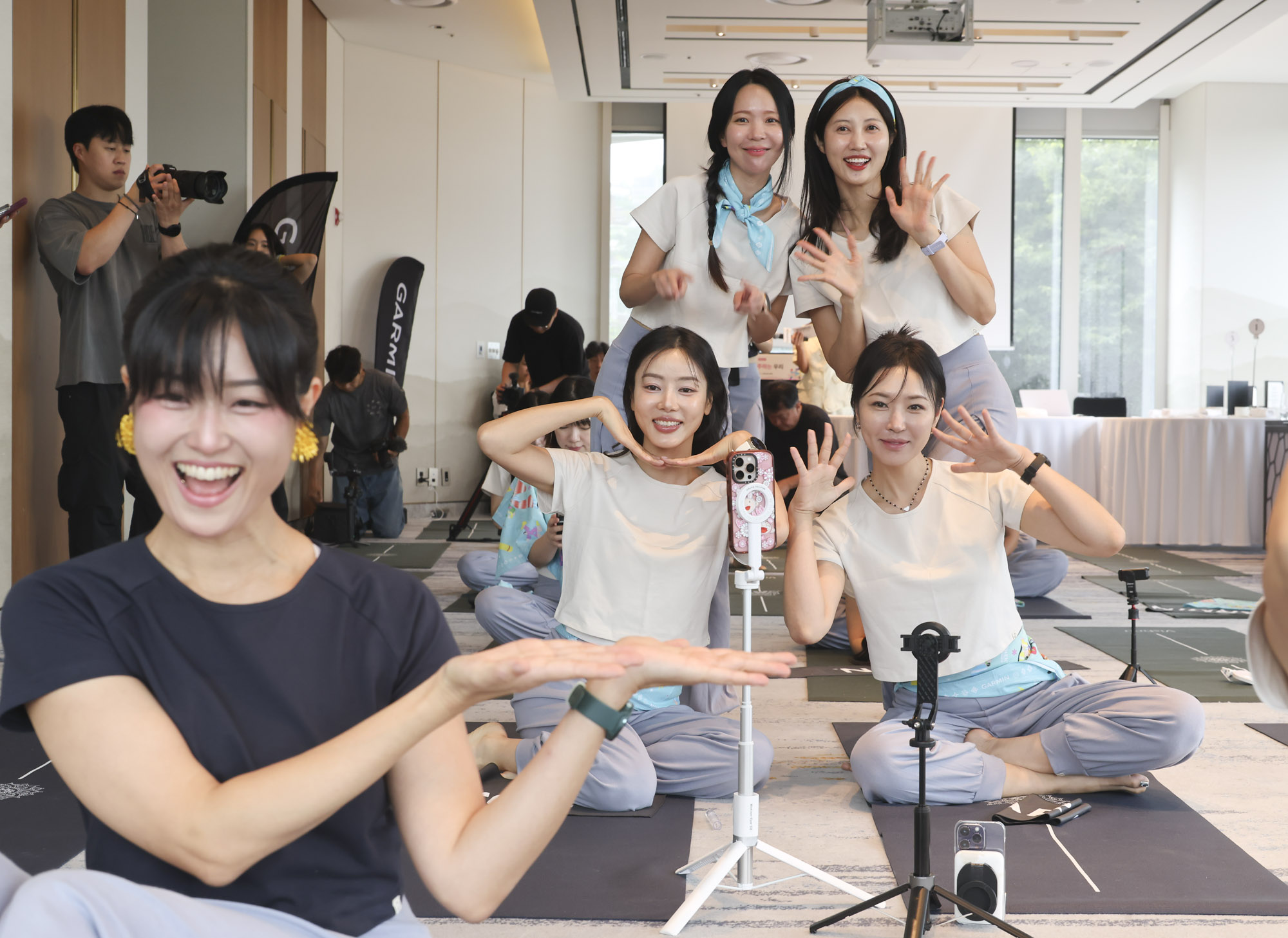 우먼센스;요가;가민코리아;웰니스