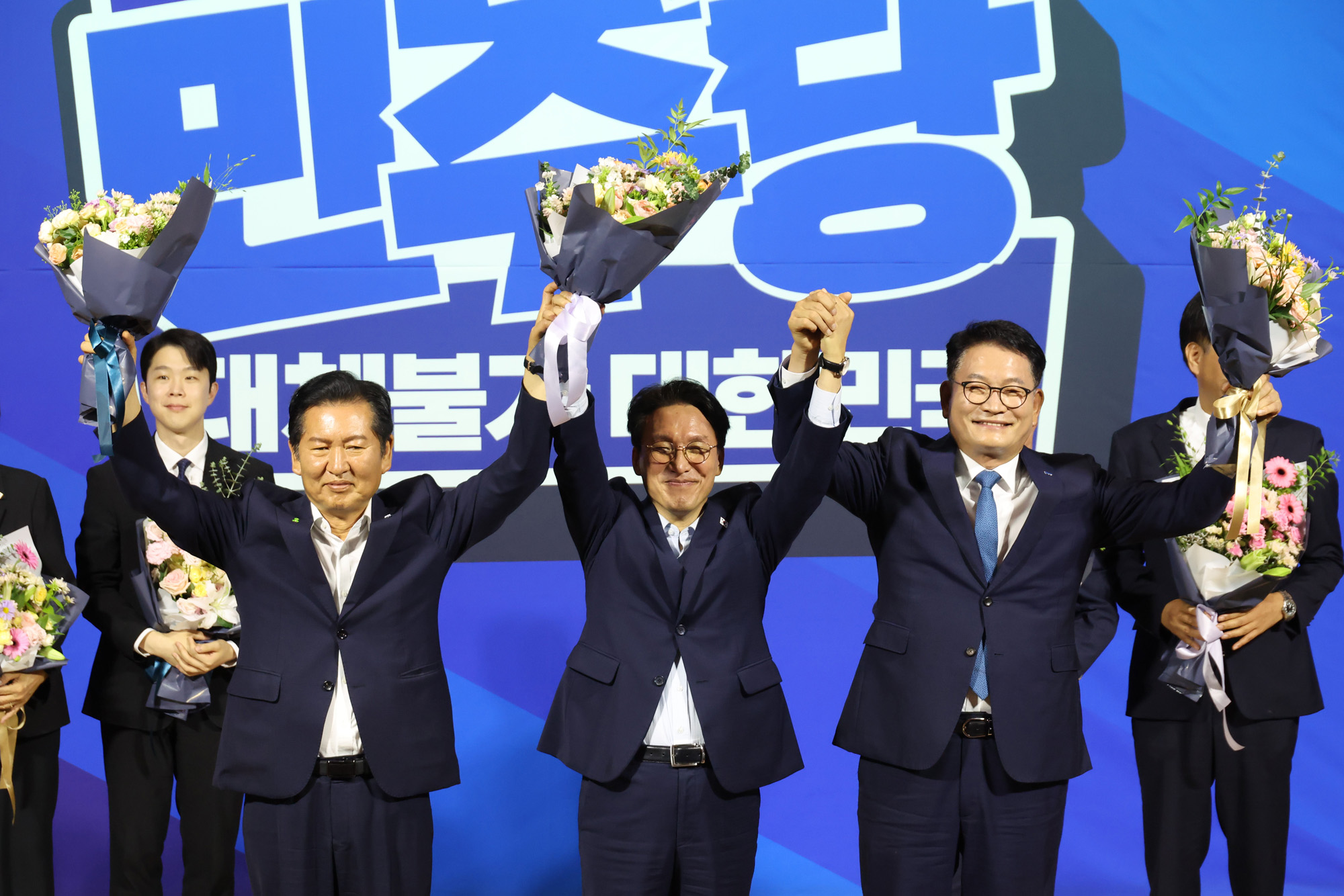 정치;국회;더불어민주당예비경선발표;당대표후보자발표;정청래;김민석;송영길