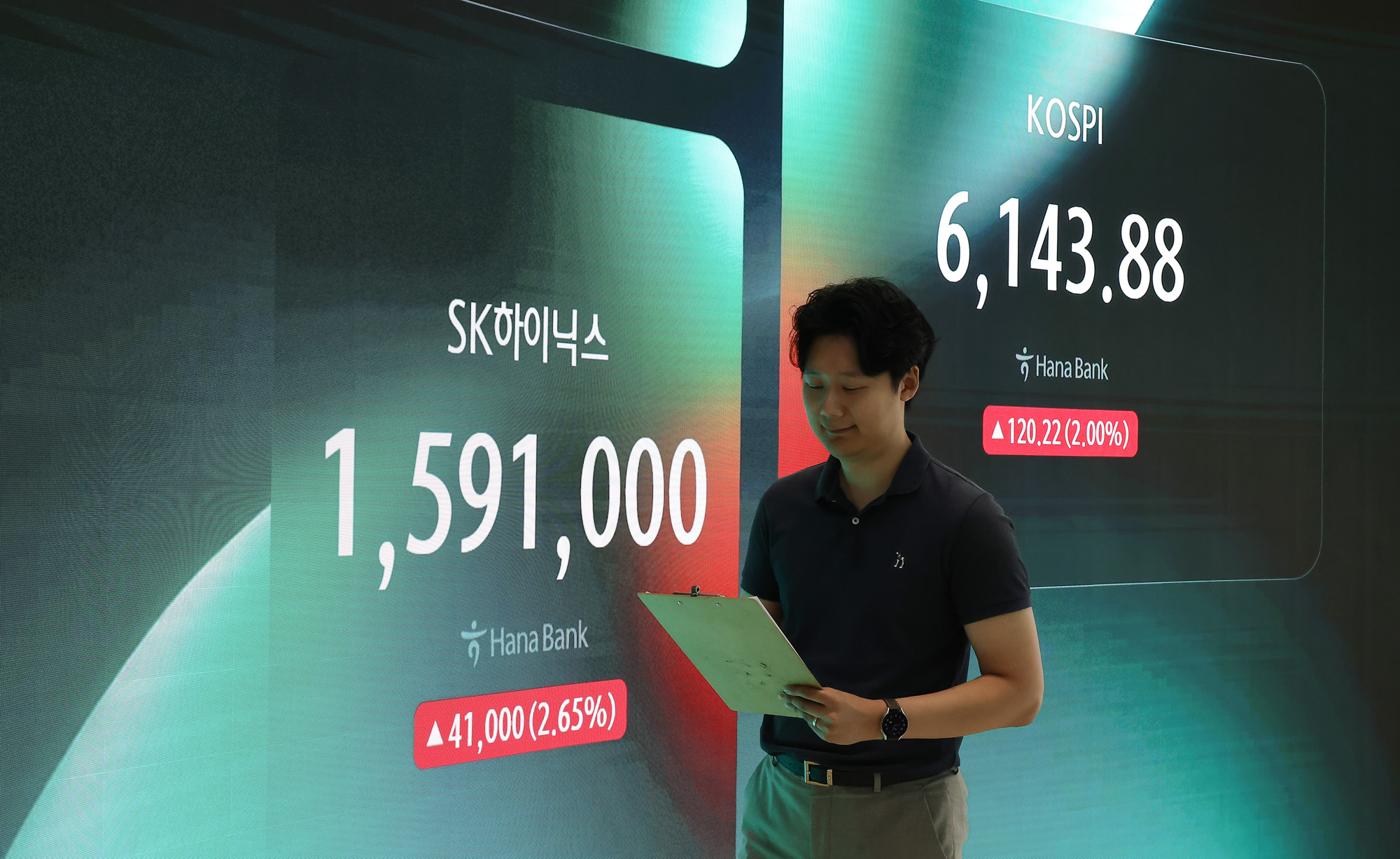 하나은행;딜링룸;주식;주가;환울;코스피;코스닥