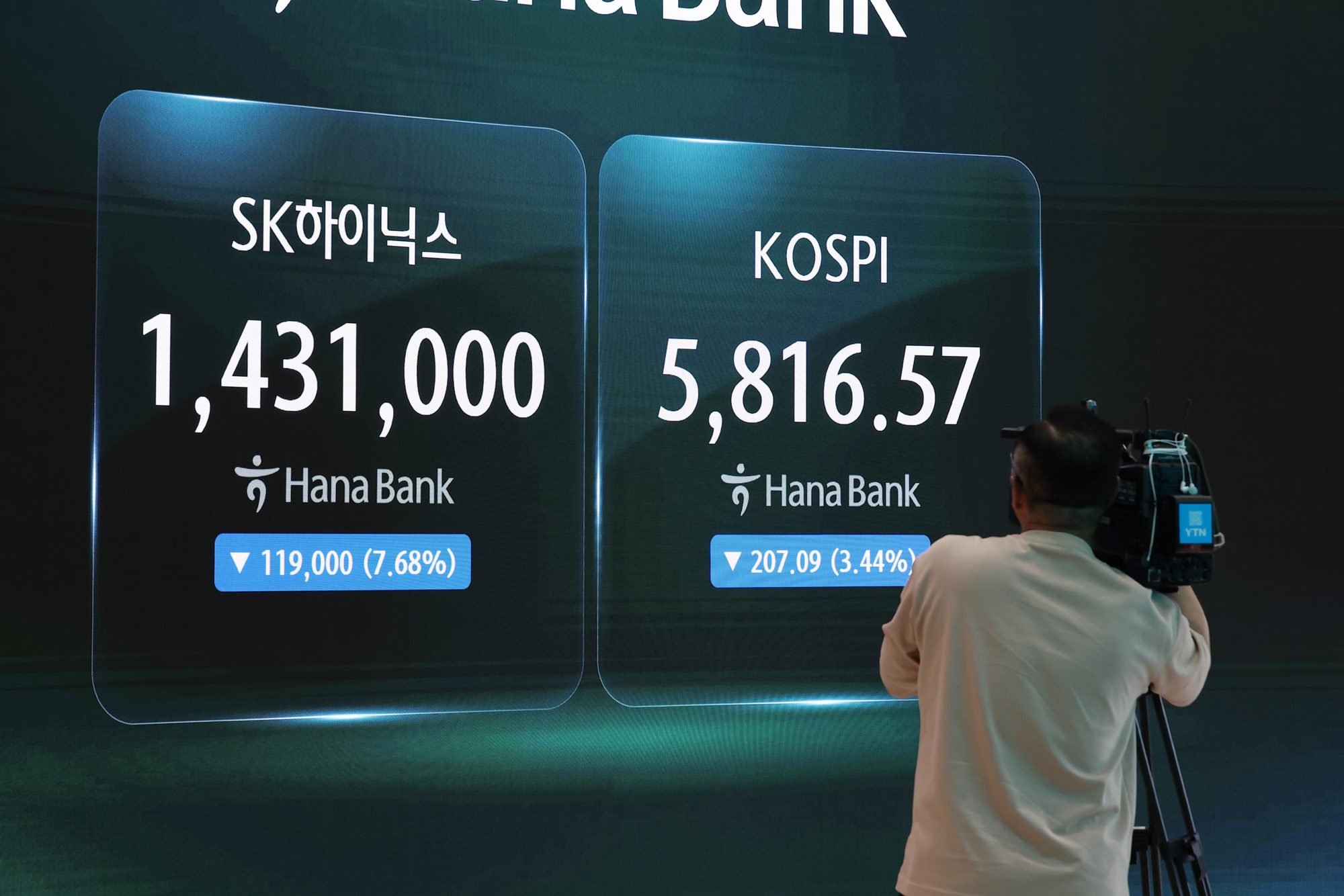 하나은행;딜링룸;주식;주가;환울;코스피;코스닥
