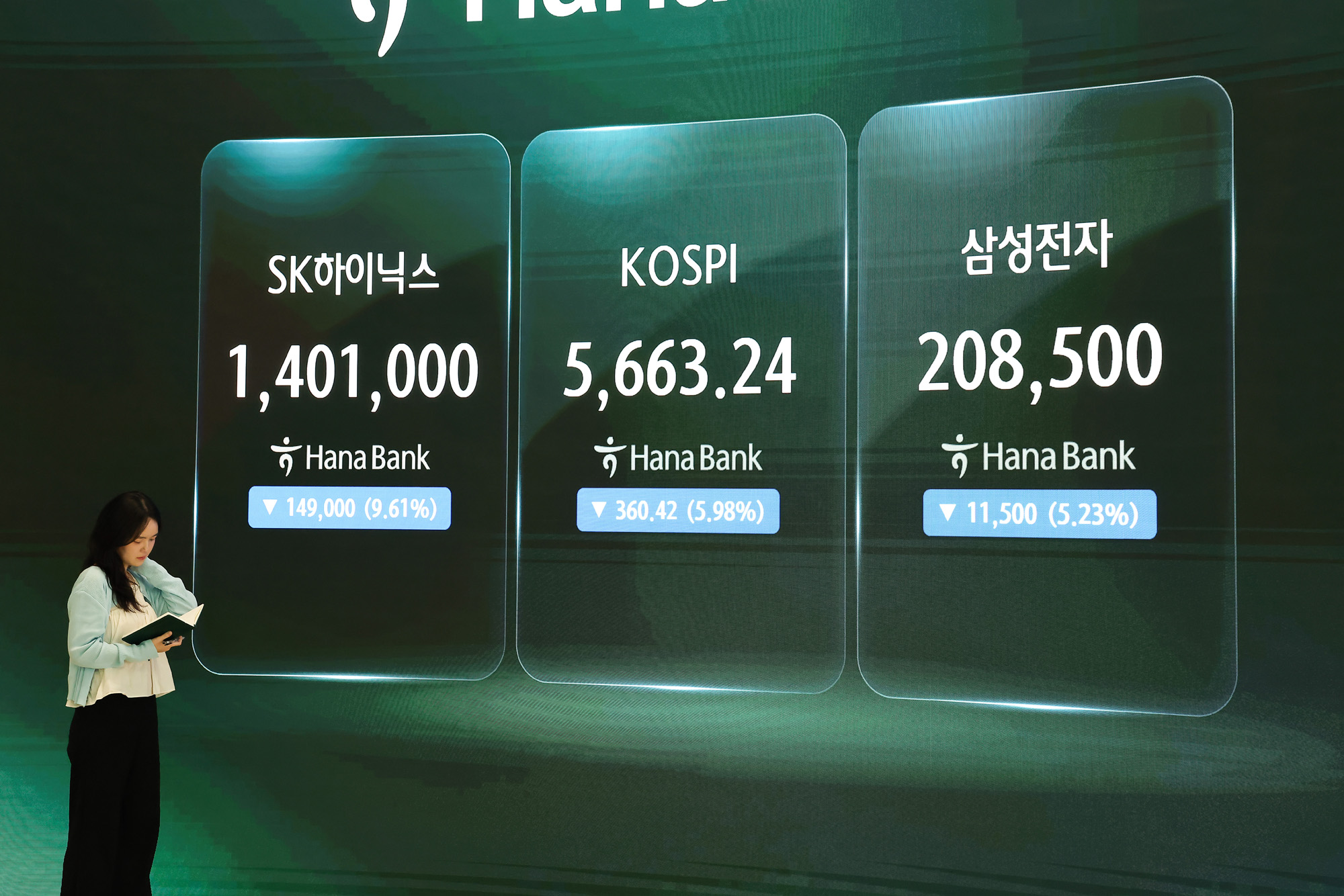 하나은행;딜링룸;주식;주가;환울;코스피;코스닥