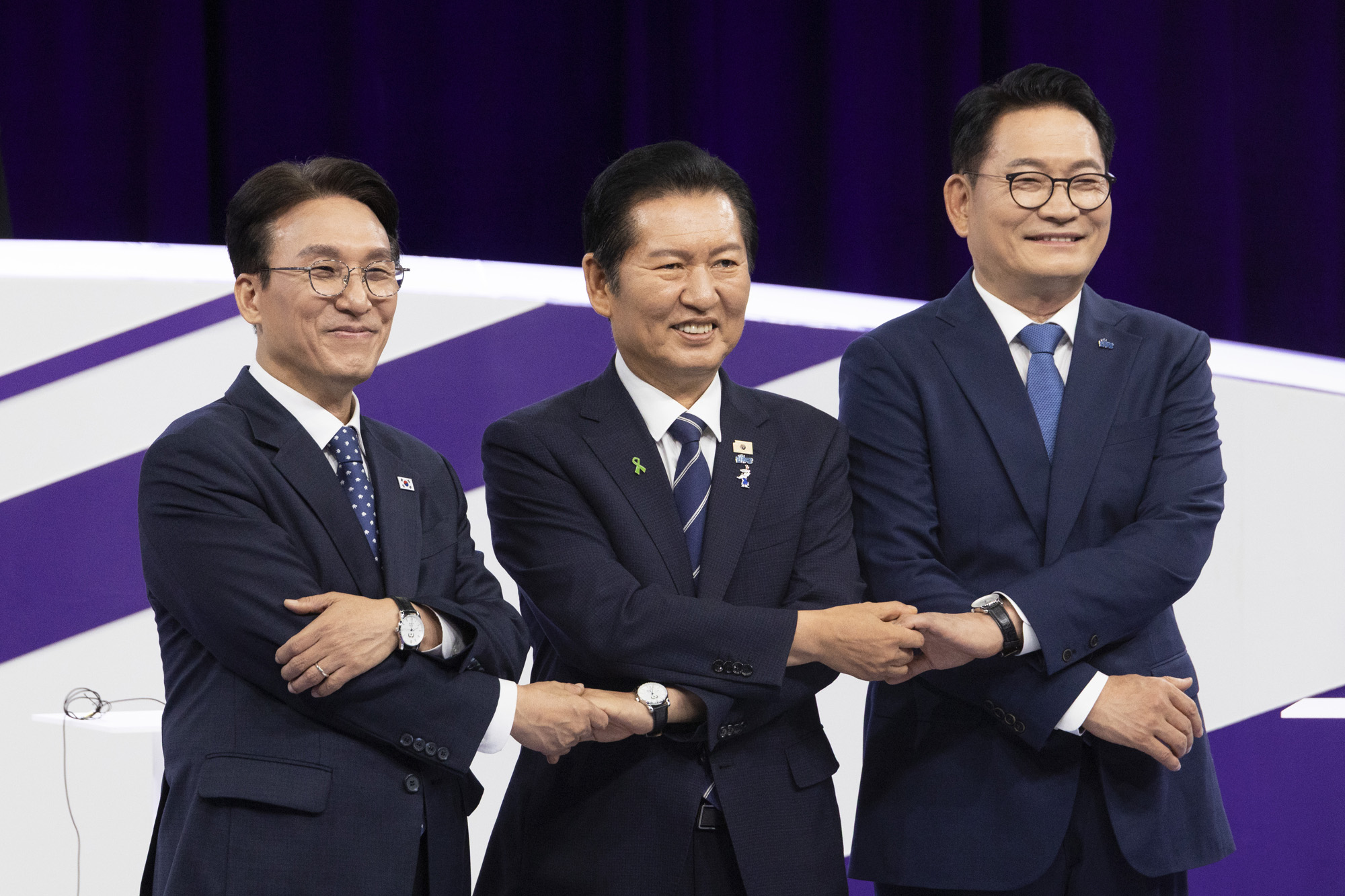 정치;국회;더불어민주당 당대표후보토론회;송영길;김민석;정청래