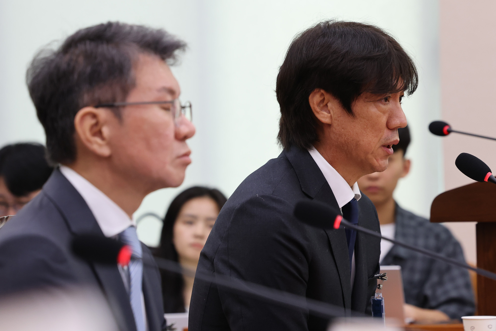 정치;국회;문화체육관광위원회;청문회;대한축구협회;정몽규;홍명보