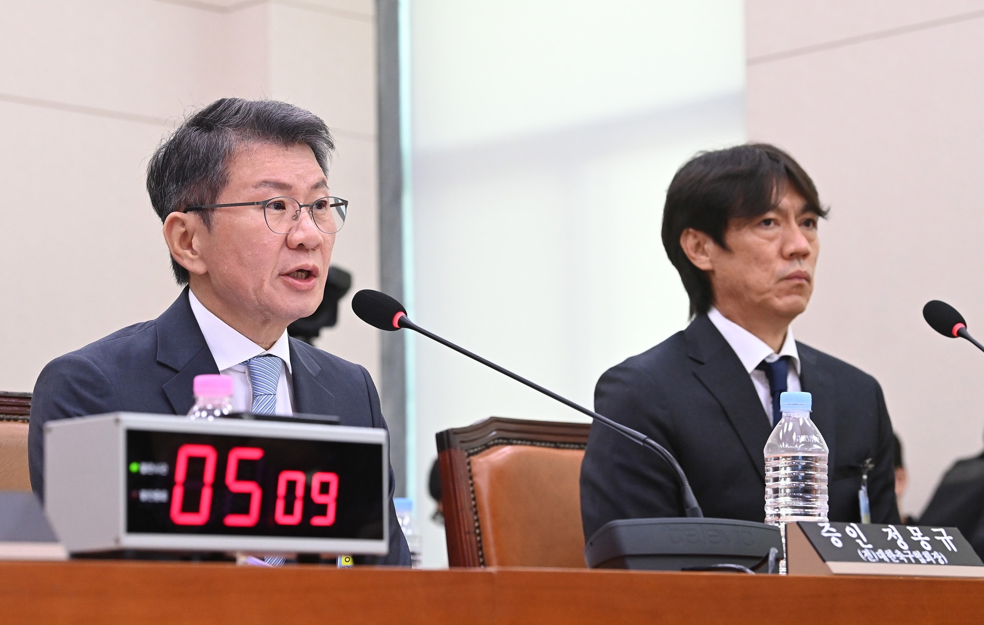 정치;국회;문화체육관광위원회;청문회;대한축구협회;정몽규;홍명보