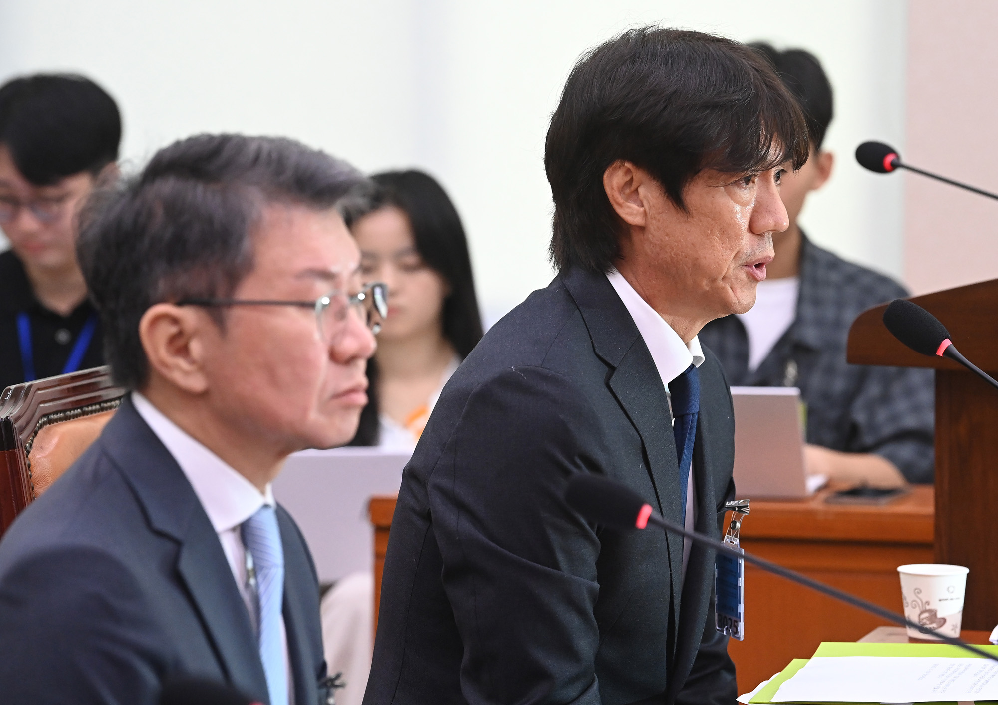 정치;국회;문화체육관광위원회;청문회;대한축구협회;정몽규;홍명보