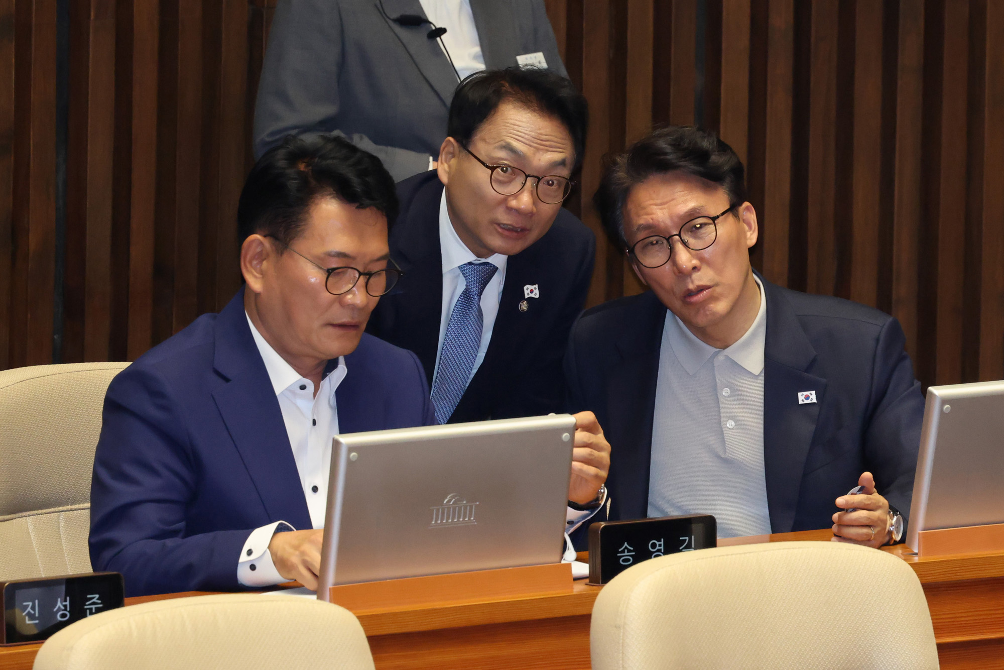 정치;국회;본회의;김민석;송영길;민주당대표후보;박선원