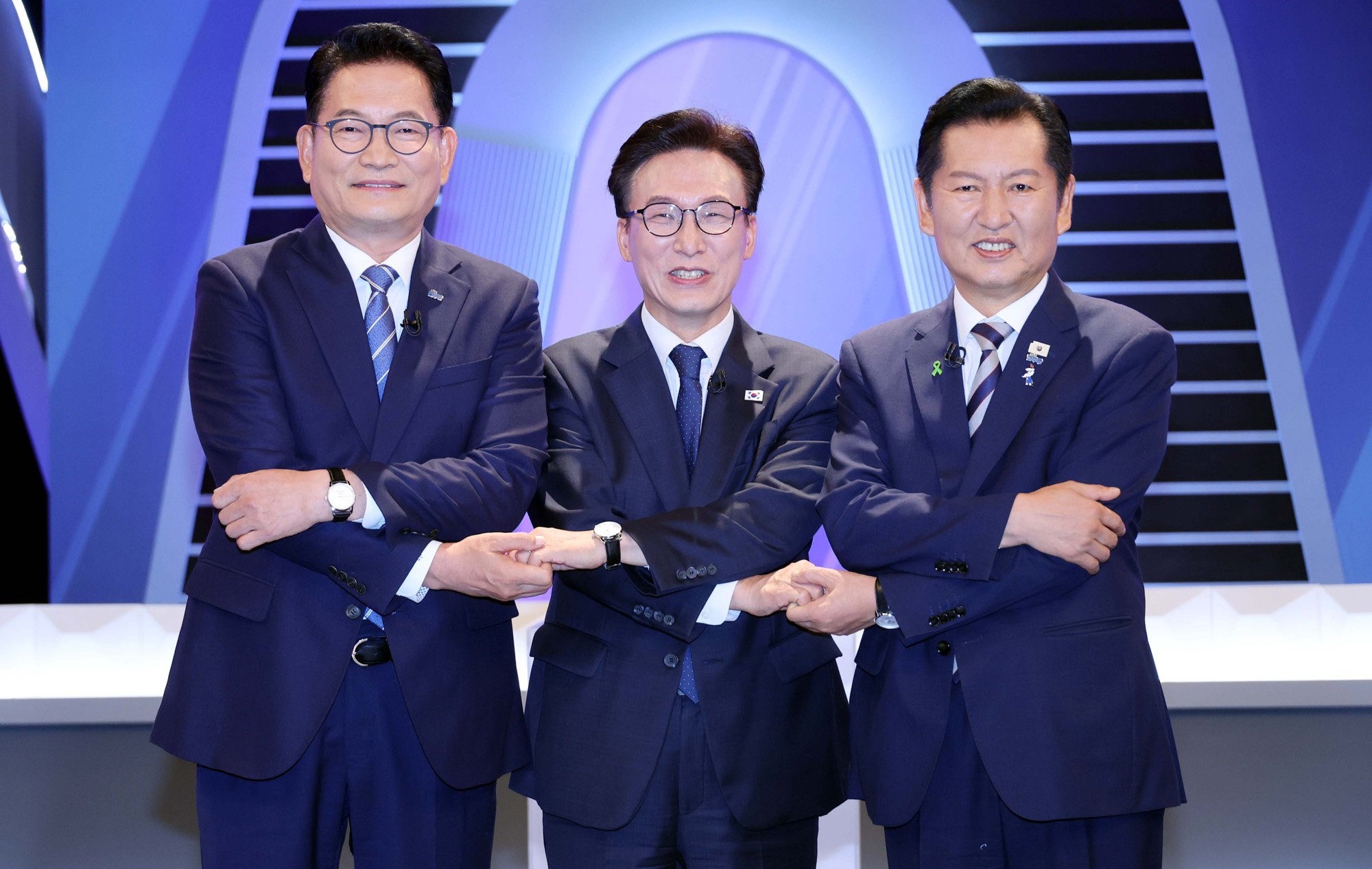 정치;국회;믽주당대표후보토론회;김민석;송영길;정청래