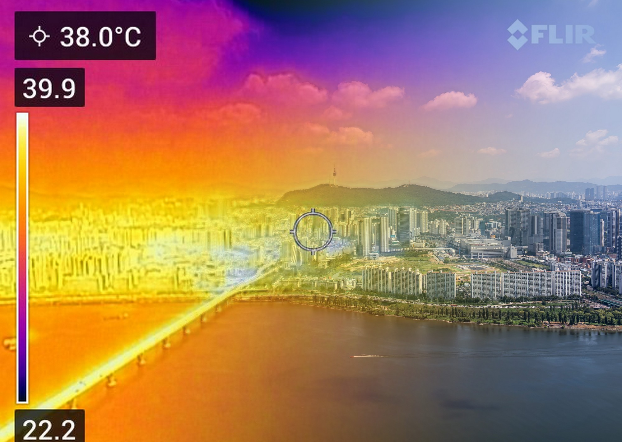 사회;세태;여름스케치;폭염스케치;극한폭염;열화상카메라;63빌딩;몰캉스족;타임스퀘어;쇼핑몰인파