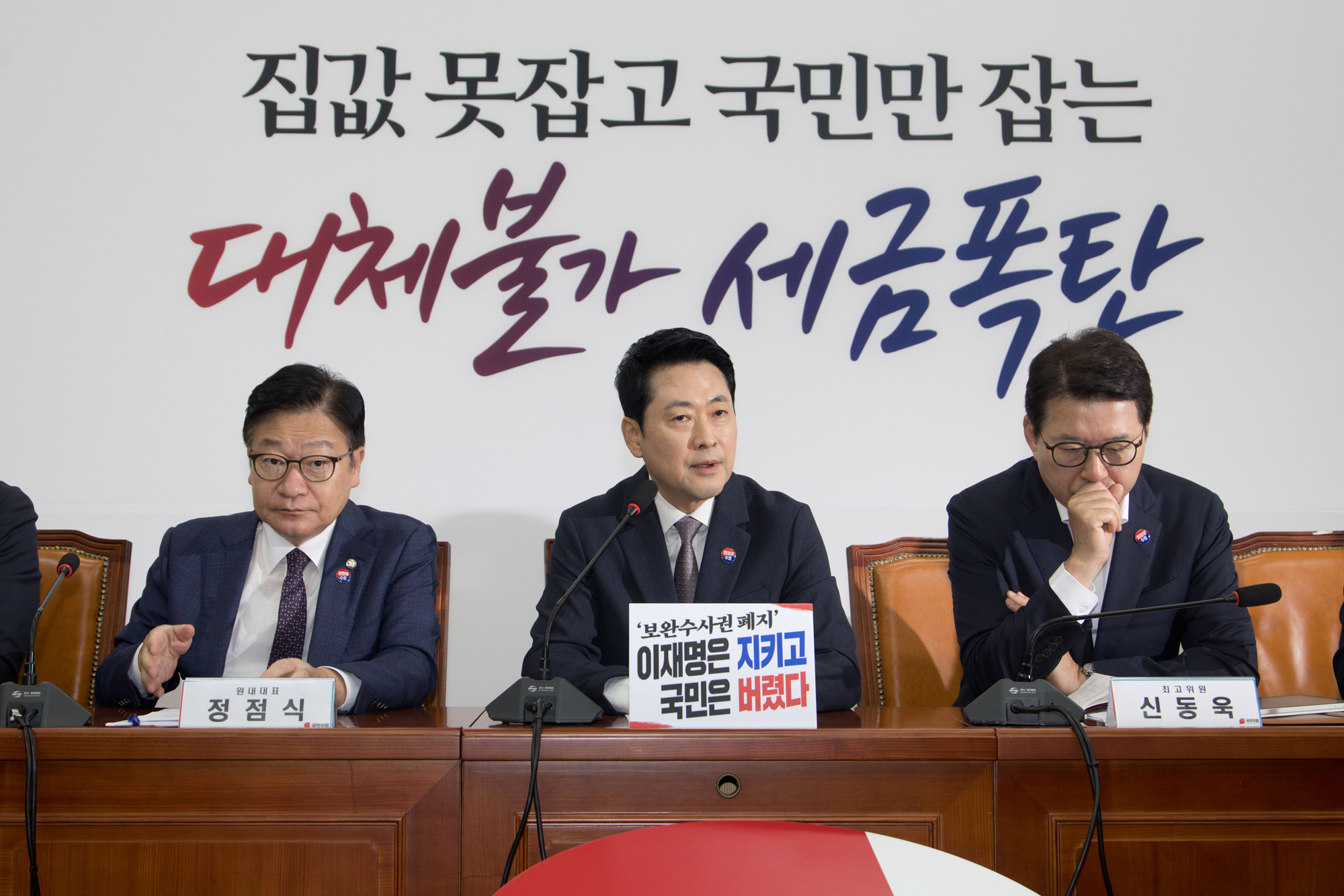 정치;정당;국민의힘;최고위원회의