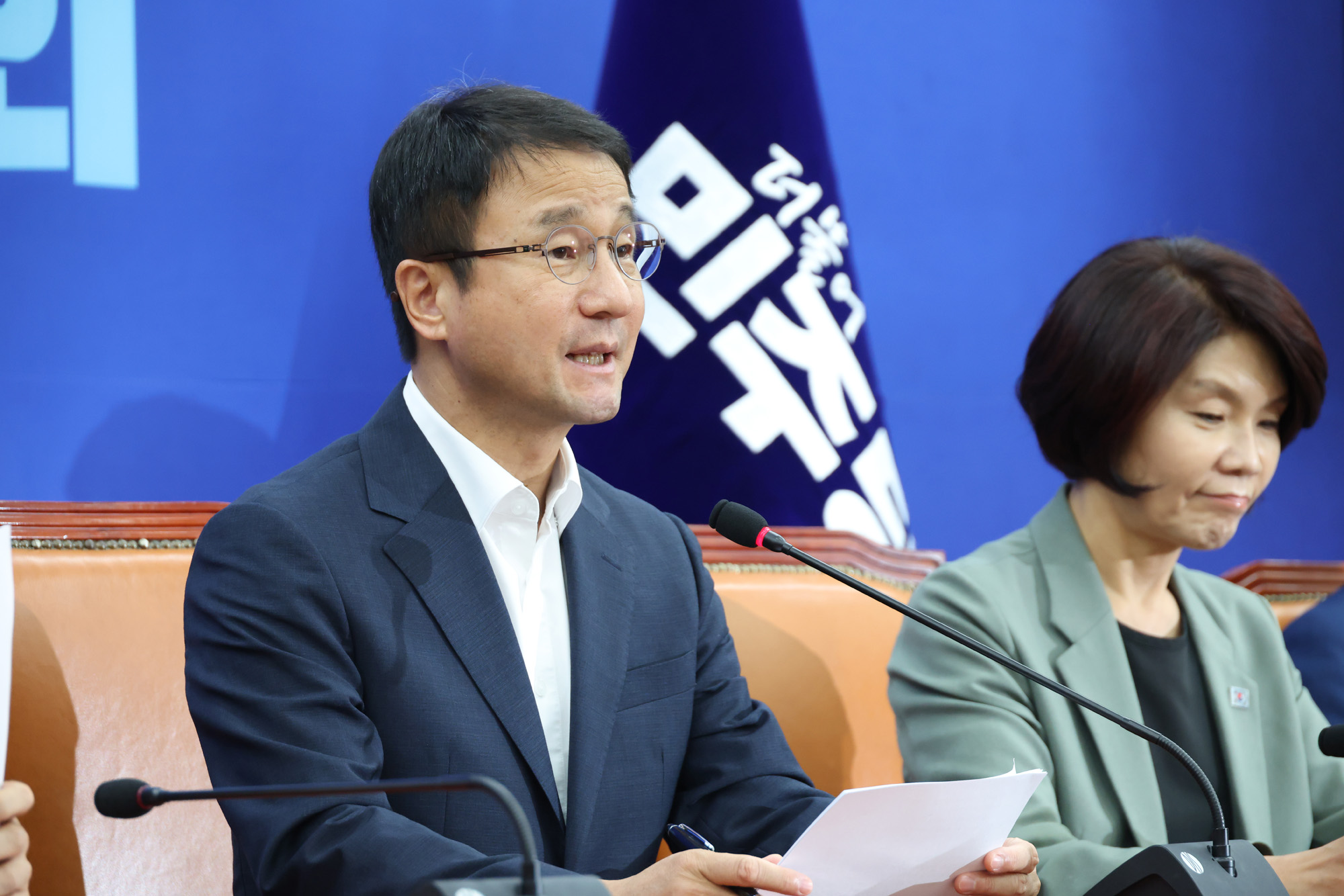 정치;국회;원내대책회의;더불어민주당;한병도