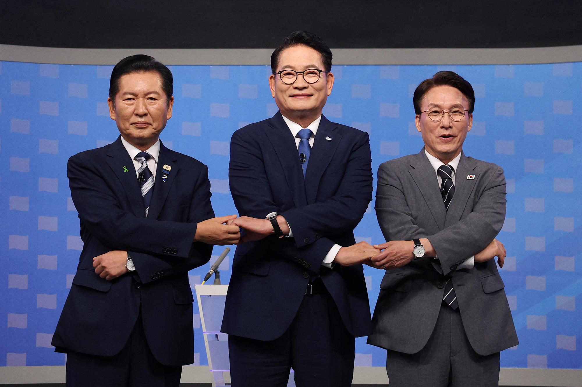 정치;국회;더불어민주당대표후보TV토론회;정청래;송영길;김민석