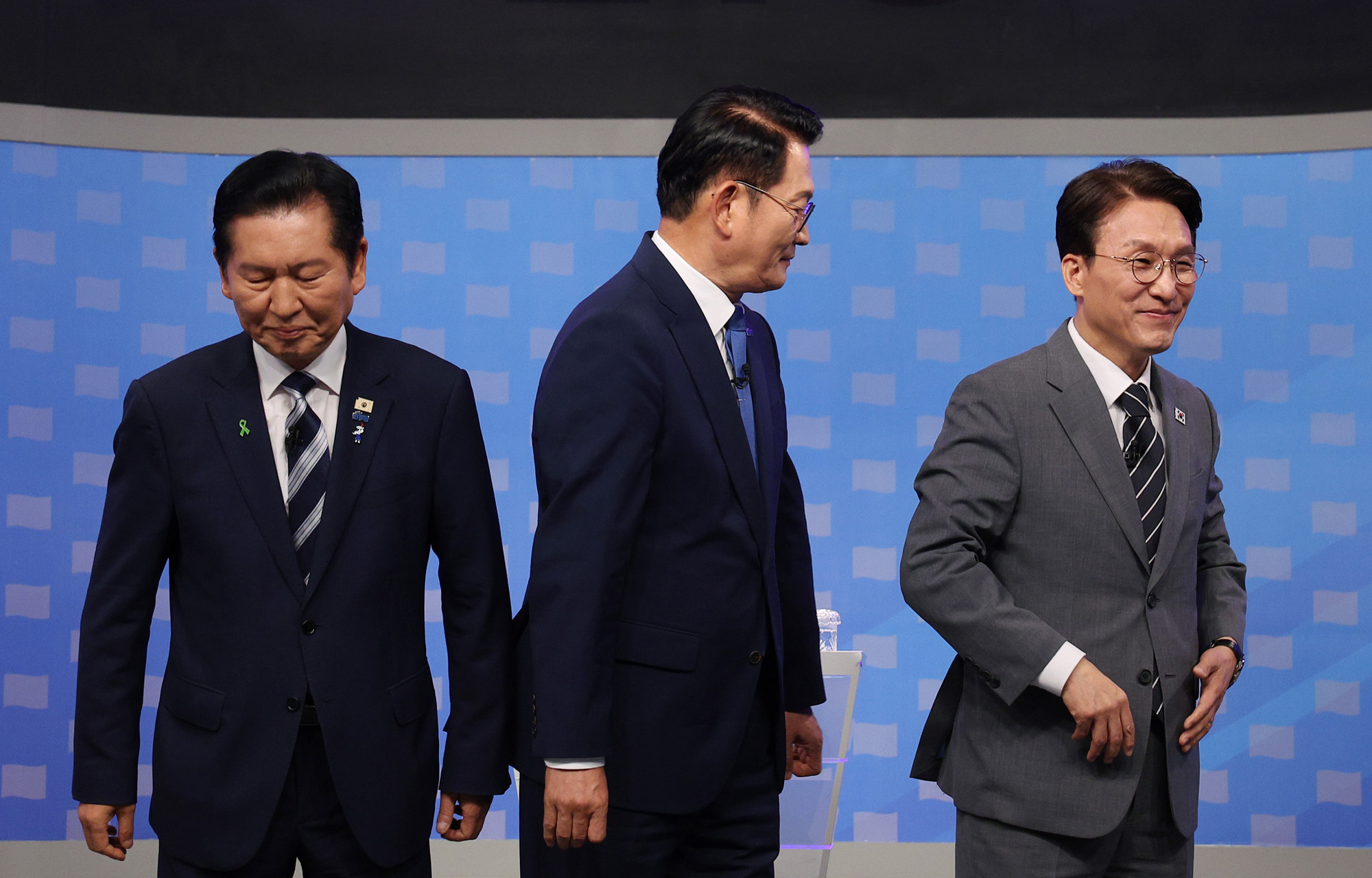 정치;국회;더불어민주당대표후보TV토론회;정청래;송영길;김민석