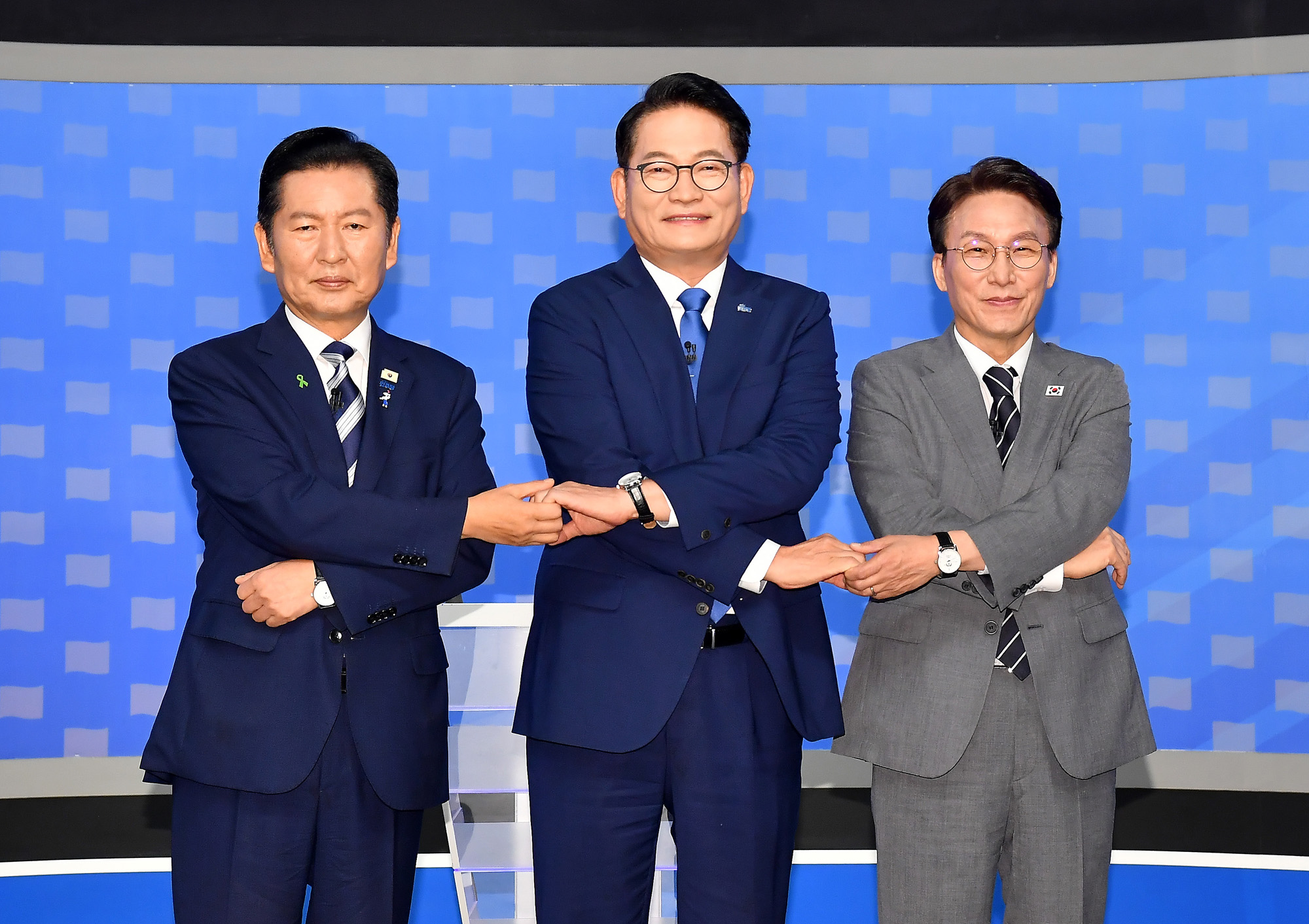 정치;국회;더불어민주당대표후보TV토론회;정청래;송영길;김민석
