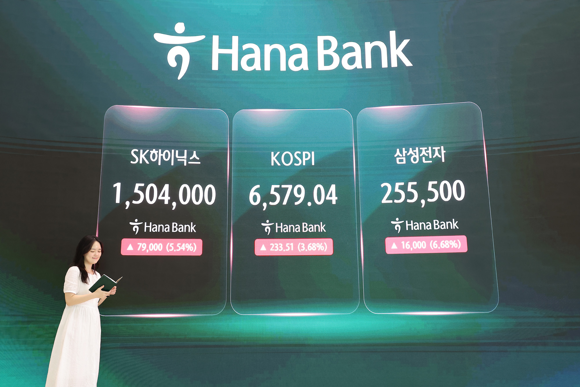 하나은행;딜링룸;코스피;코스닥;하이닉스;삼성전자