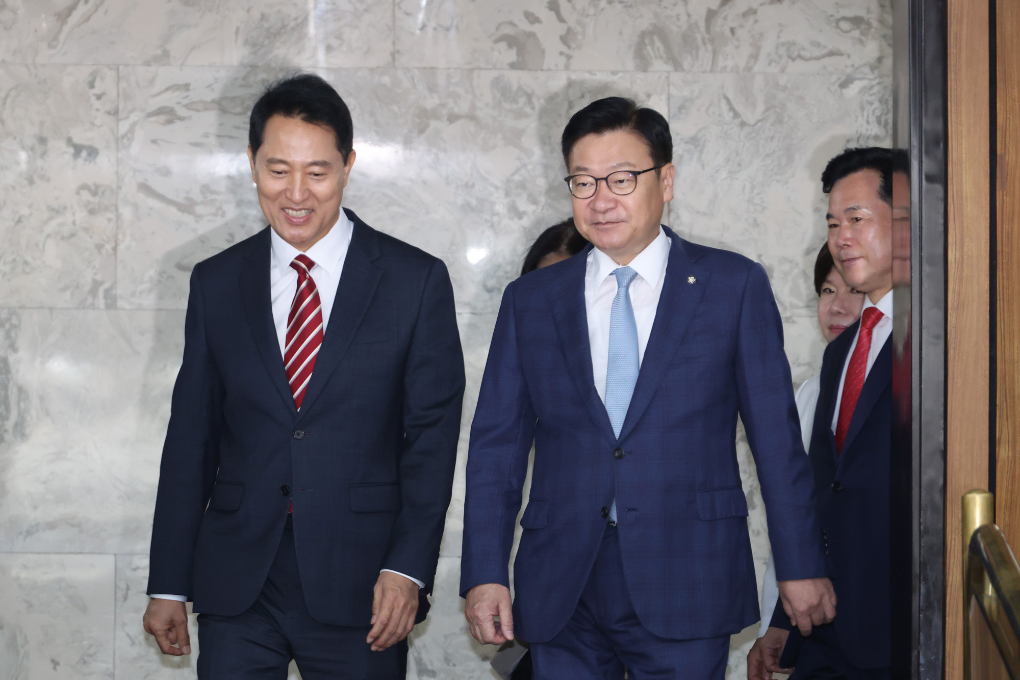 정치;국회;국민의힘 원내대책회의;정점식;오세훈 서울시장