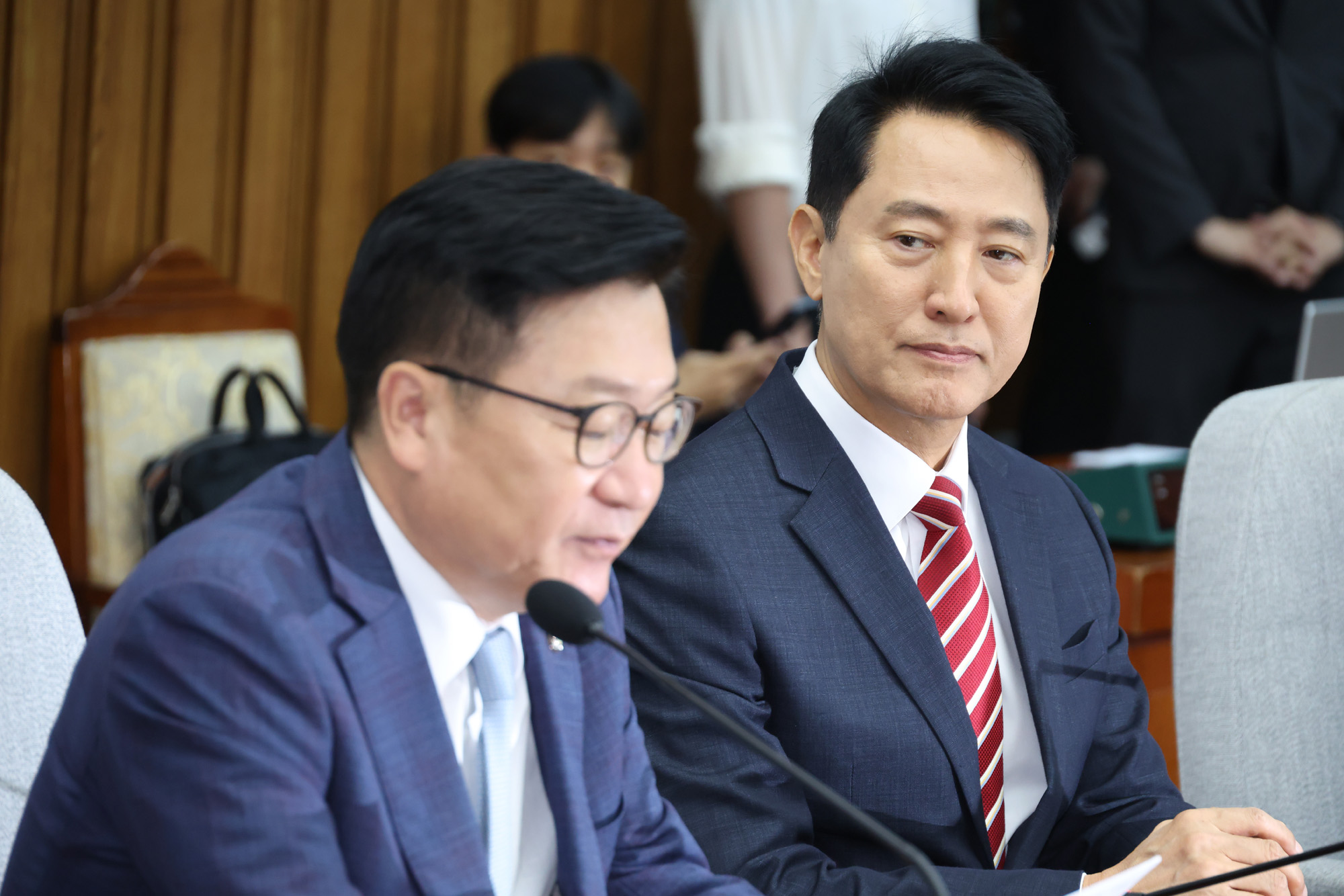 정치;국회;국민의힘 원내대책회의;정점식;오세훈 서울시장