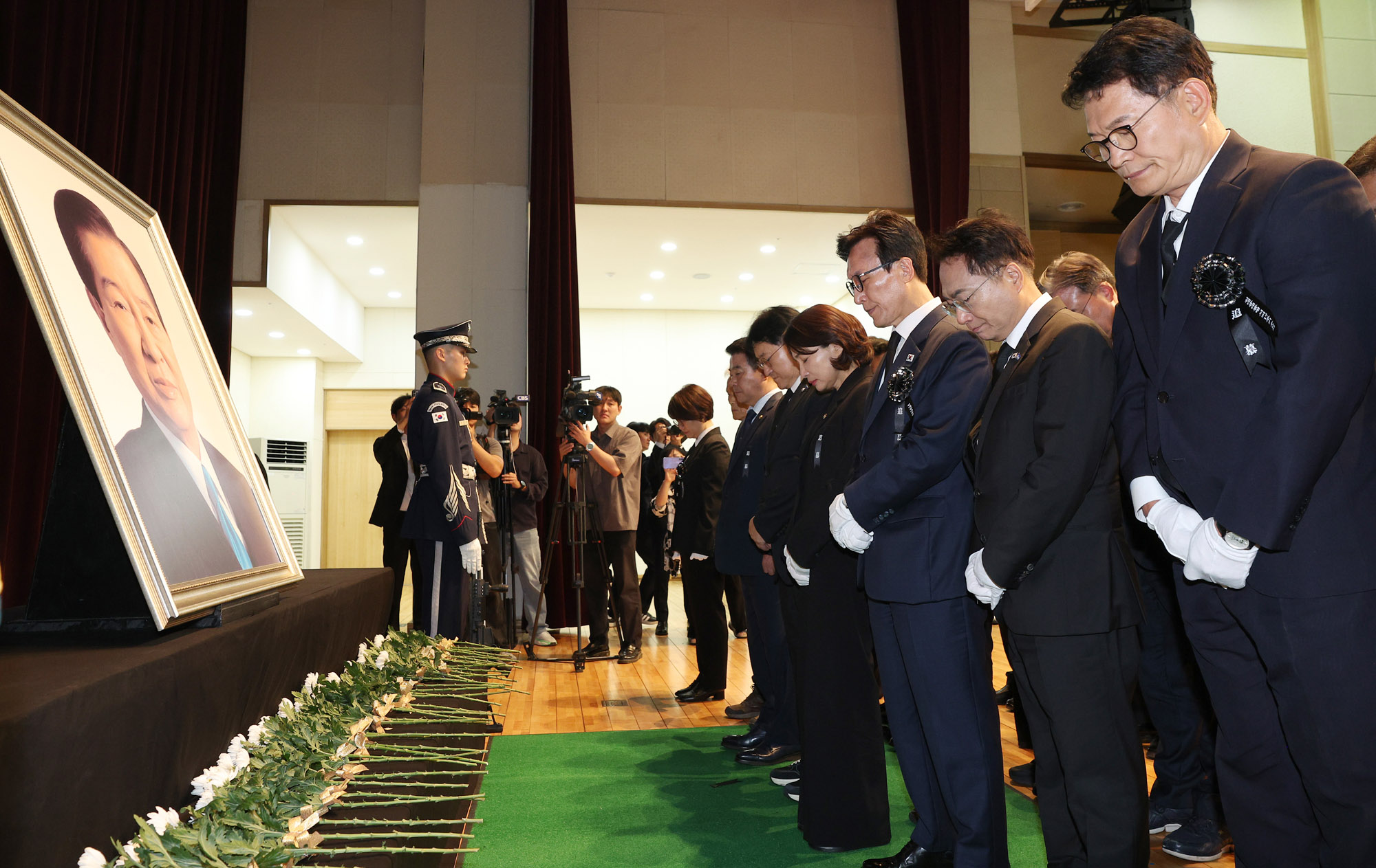 김대중추모식;김대중추도식