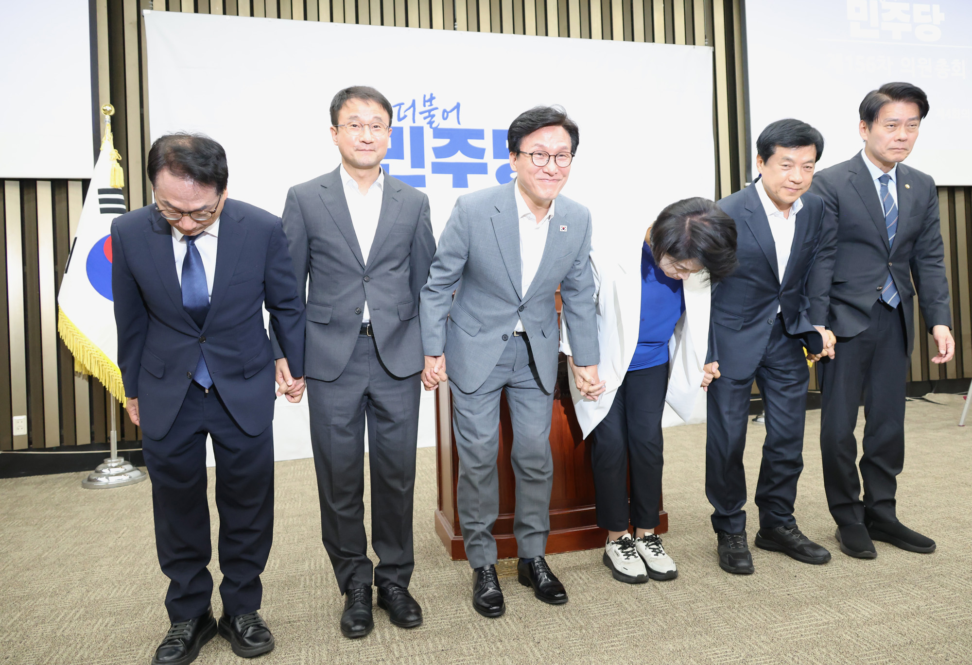 정치;국회;더불어민주당 의원총회;김민석