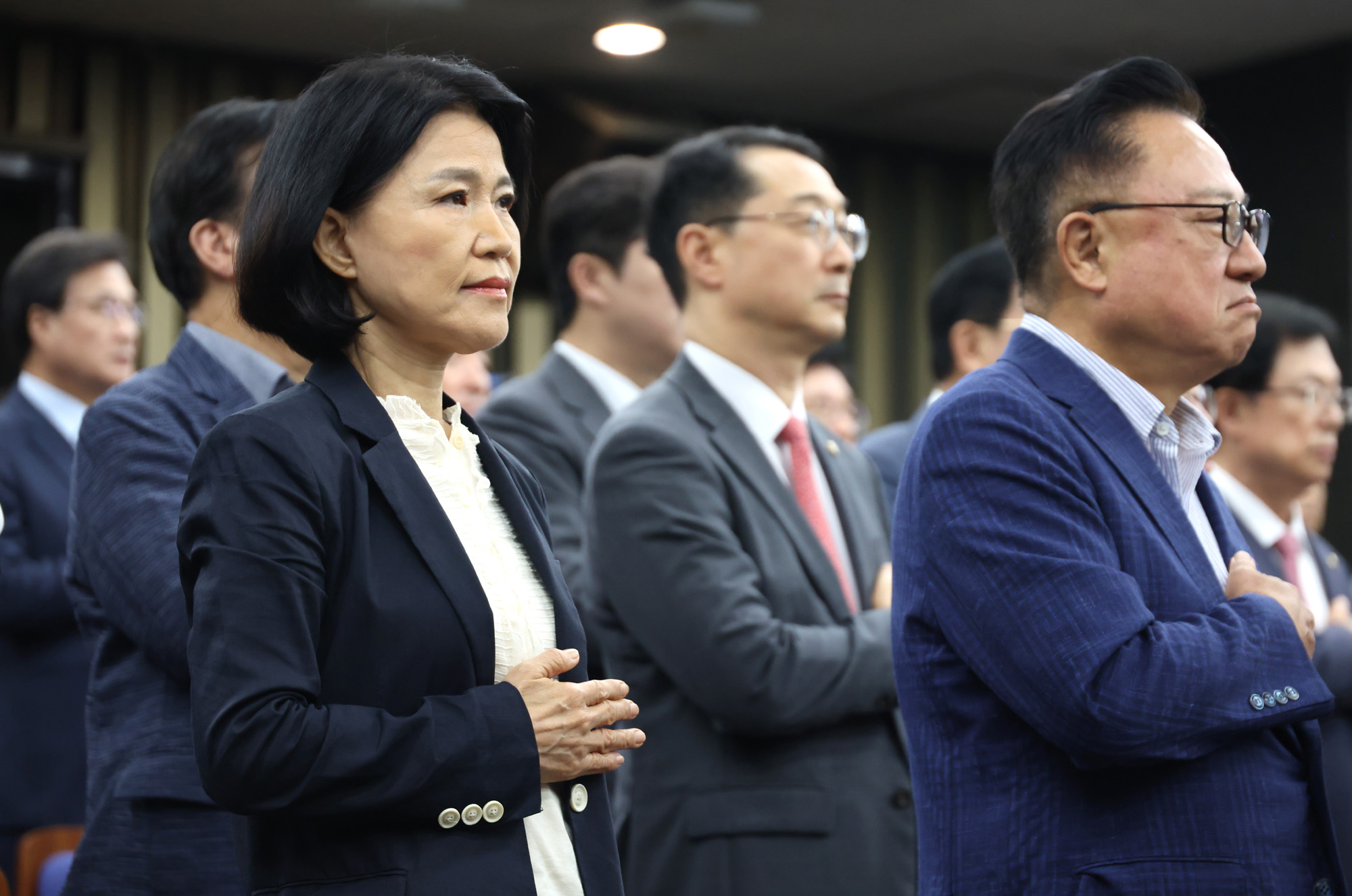 정치;국회;국민의힘 의원총회;이진숙