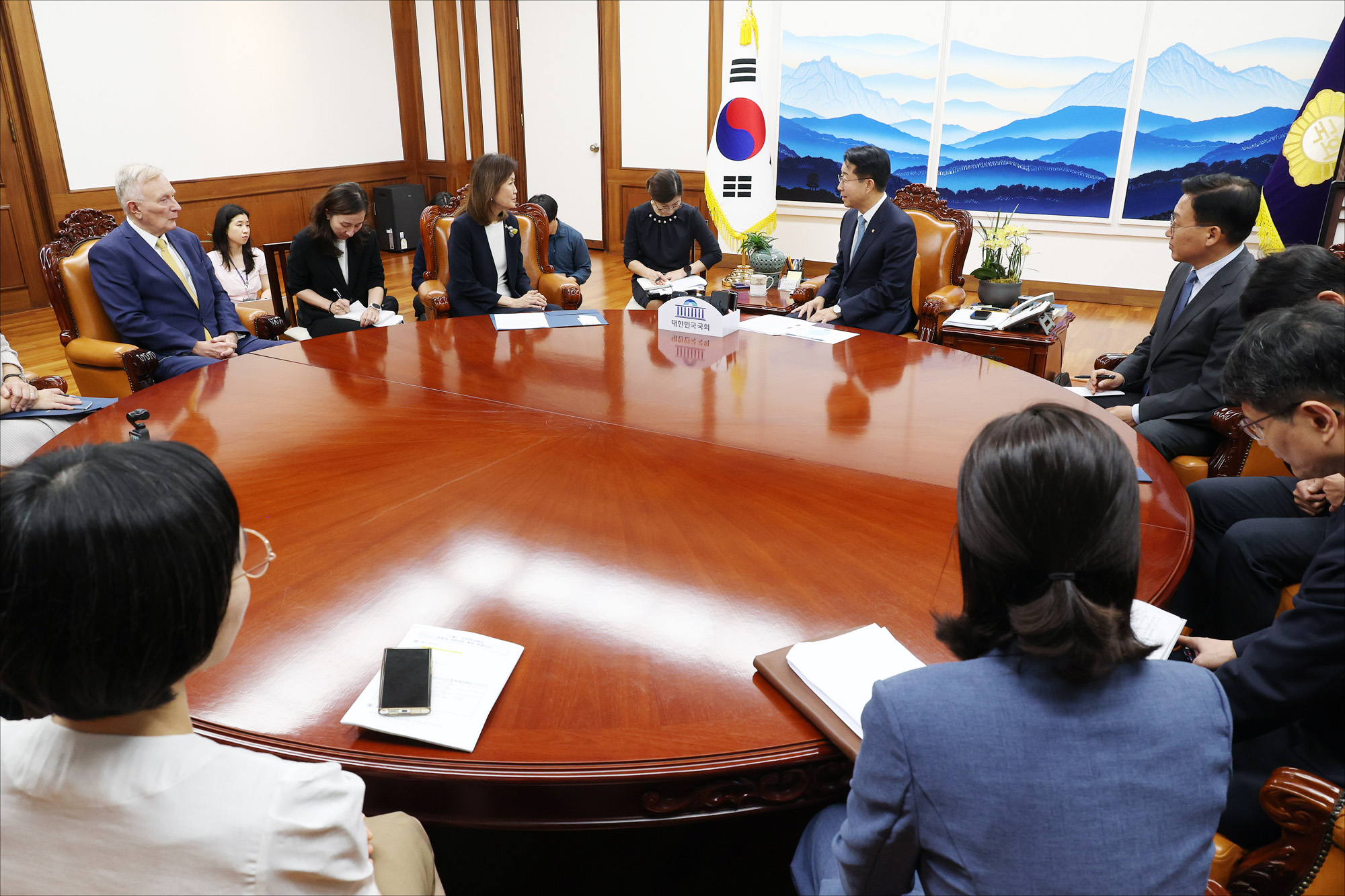 정치;국회;조정식 국회의장;미셸스틸 주한미국대사
