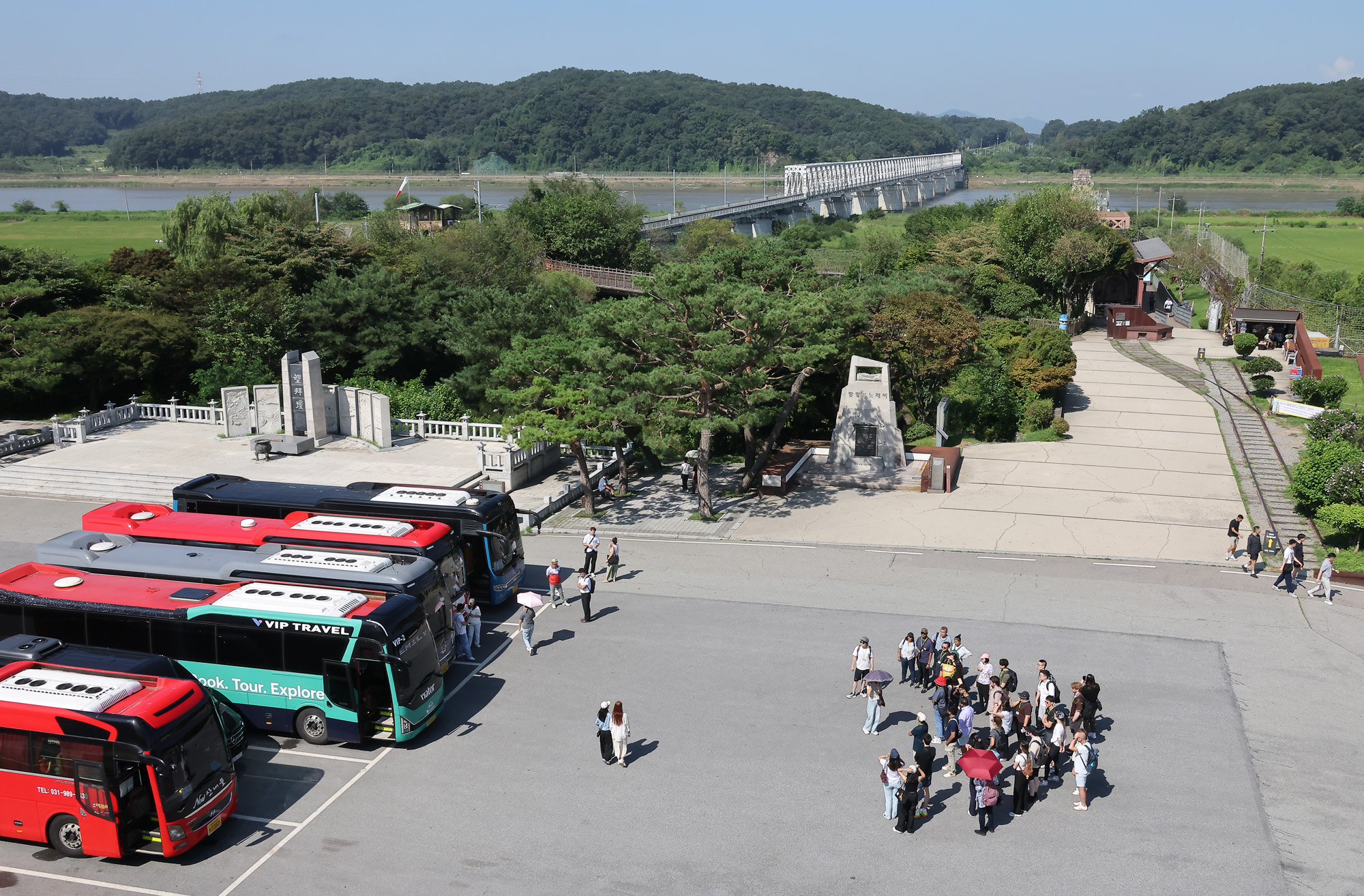 외국인;관광객;임진각;트럼프 파주;북한;외국방문객