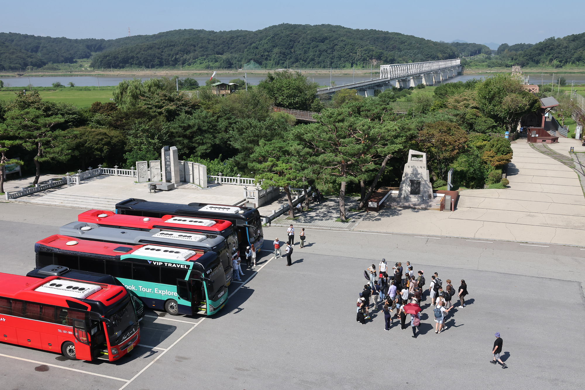 외국인;관광객;임진각;트럼프 파주;북한;외국방문객