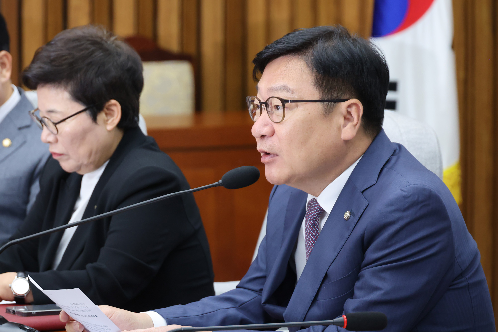 정치;국회;국민의힘 원내대책회의;정점식