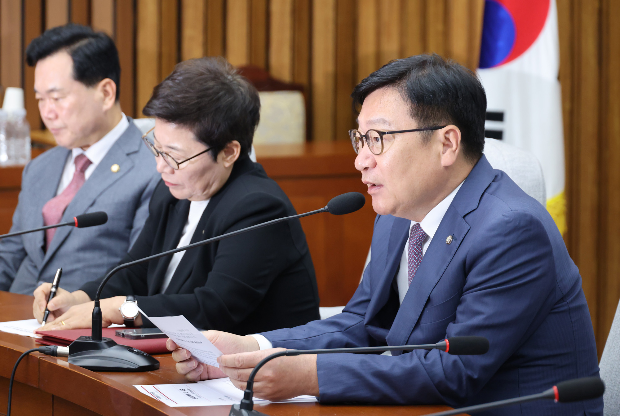 정치;국회;국민의힘 원내대책회의;정점식