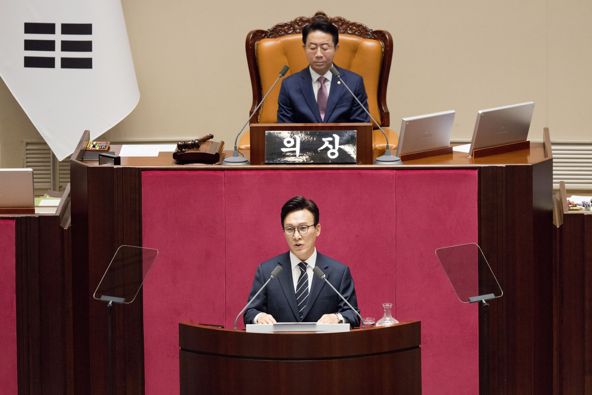 정치;국회;본회의;교섭단체대표연설